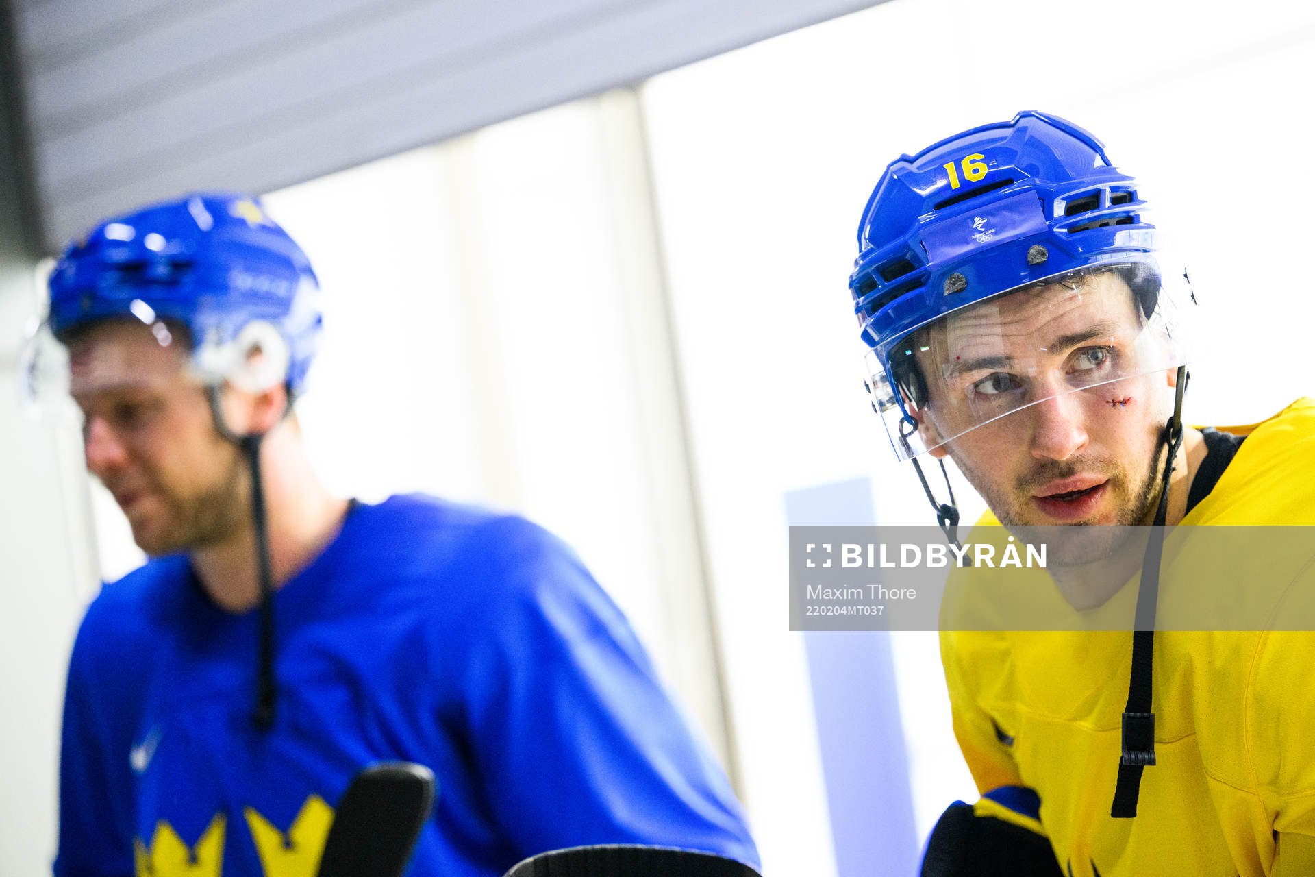 Marcus Krüger of the Swedish men’s national ice hockey