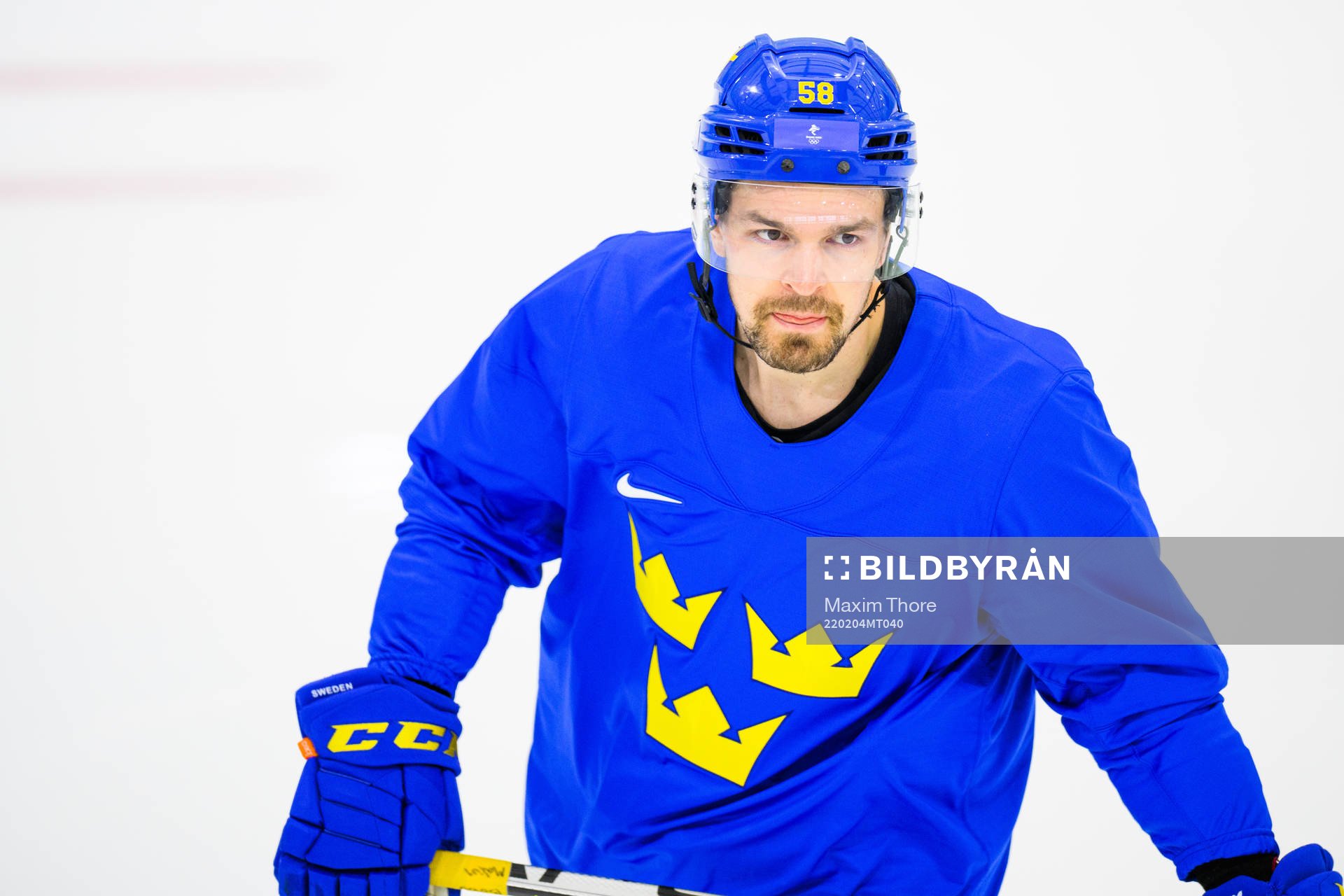 Anton Lander of the Swedish men’s national ice hockey