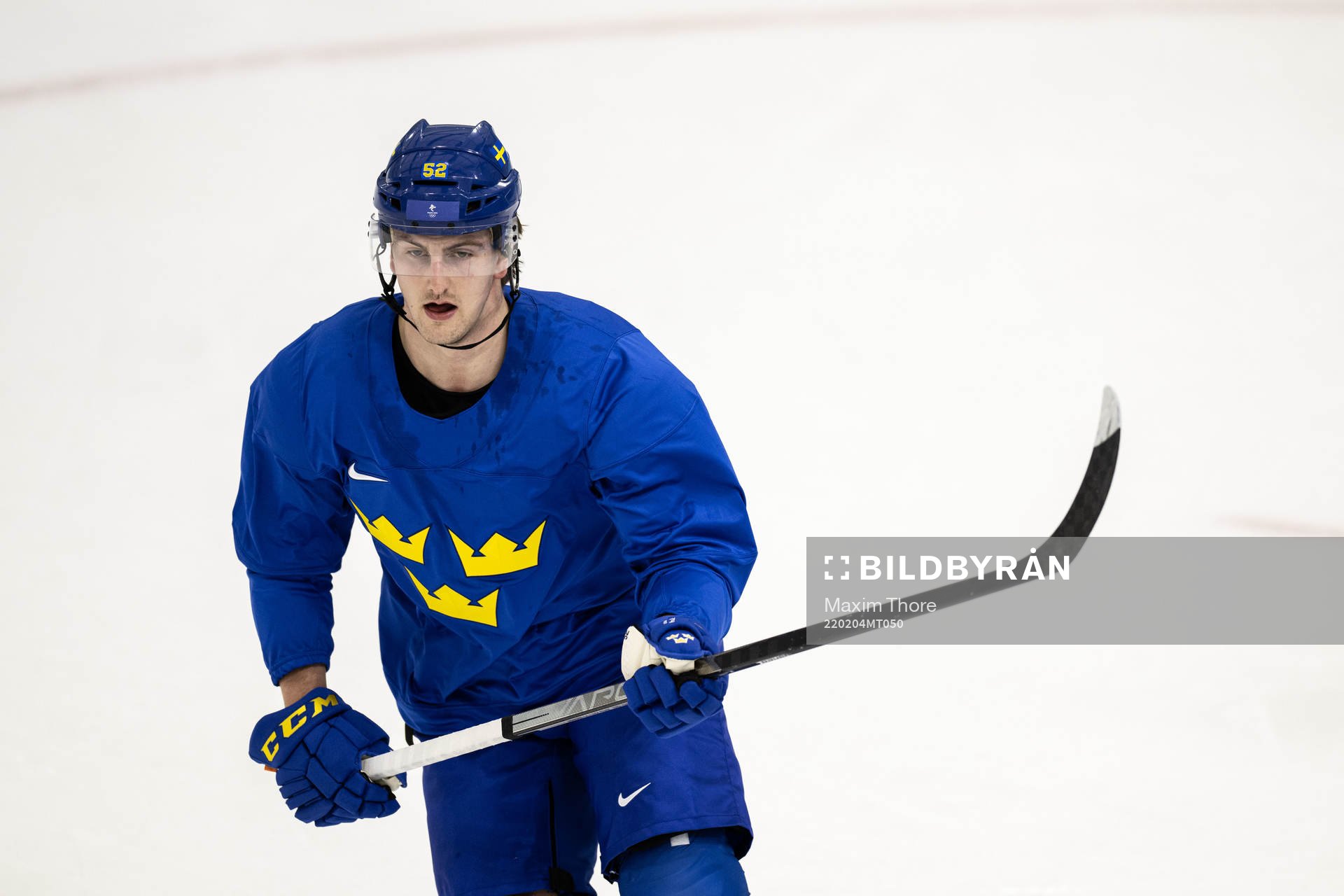 Philip Holm of the Swedish men’s national ice hockey team