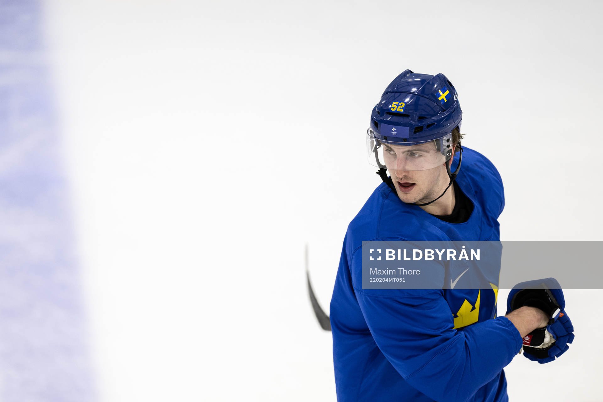 Philip Holm of the Swedish men’s national ice hockey team
