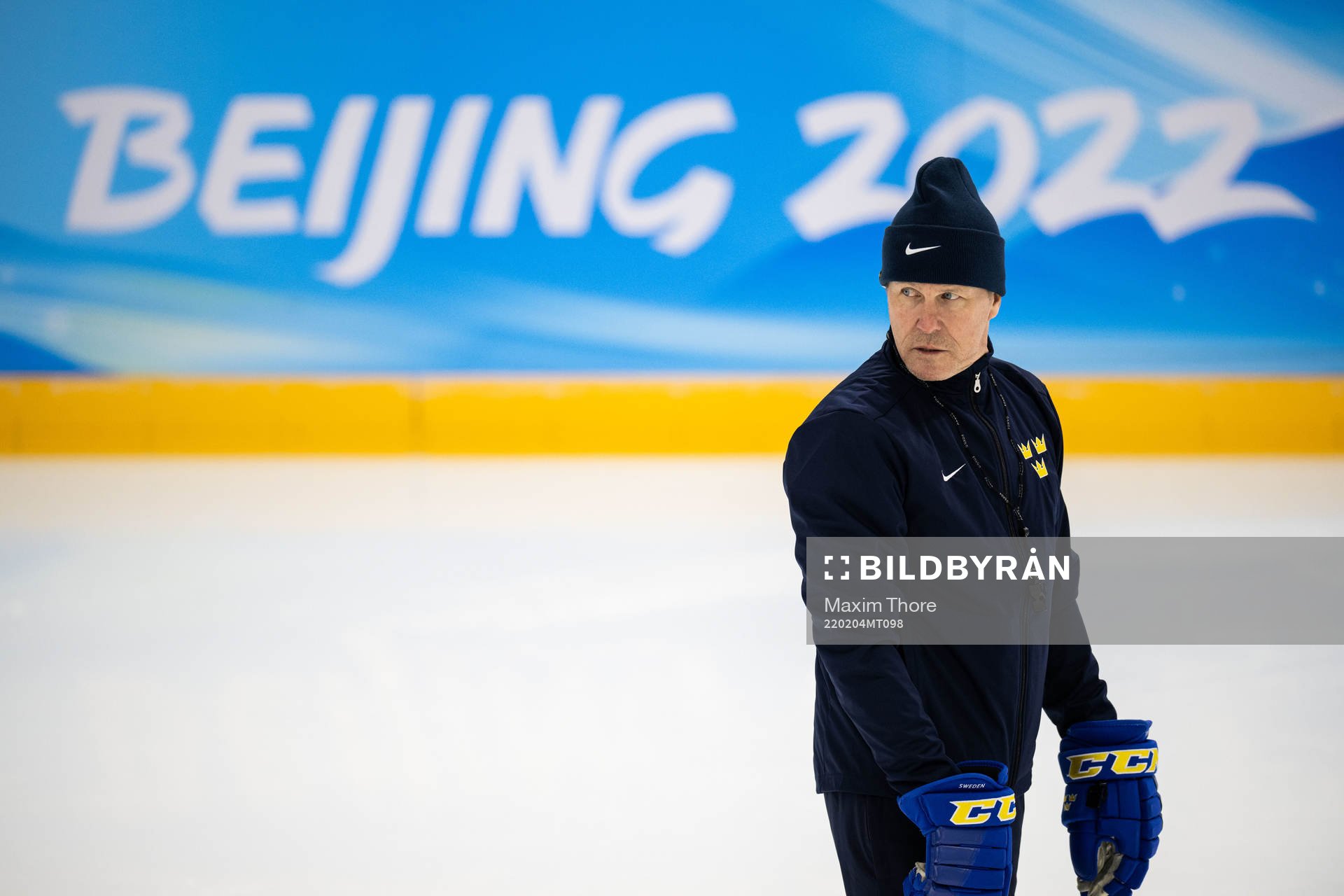 Head coach Johan Garpenlöv of the Swedish men’s national