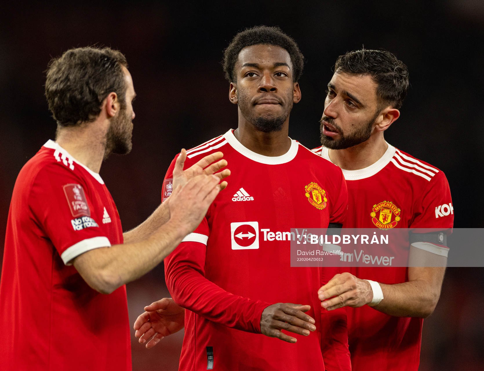 Manchester Uniteds Anthony Elanga deppar