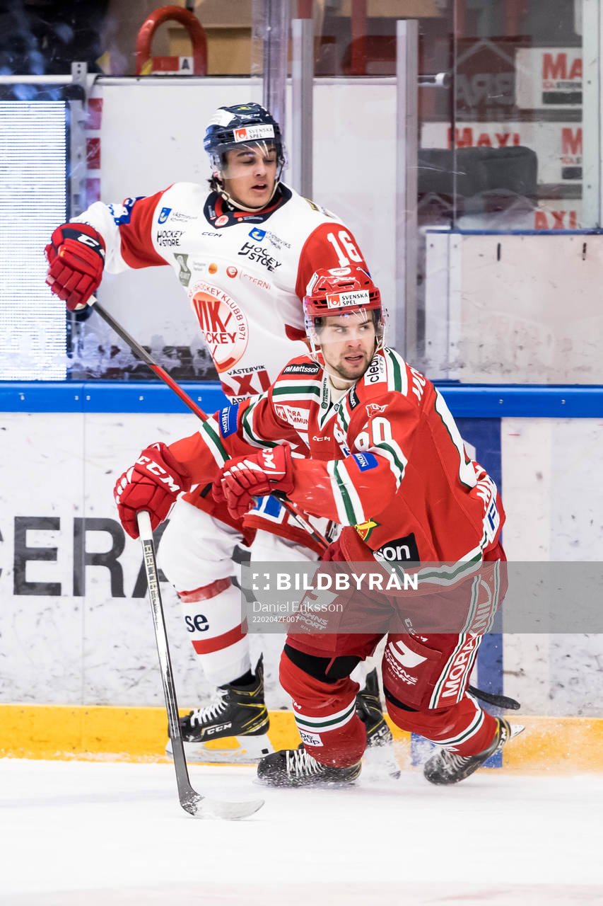 Moras Kalle Miketinac och Västerviks Hugo Gabrielson