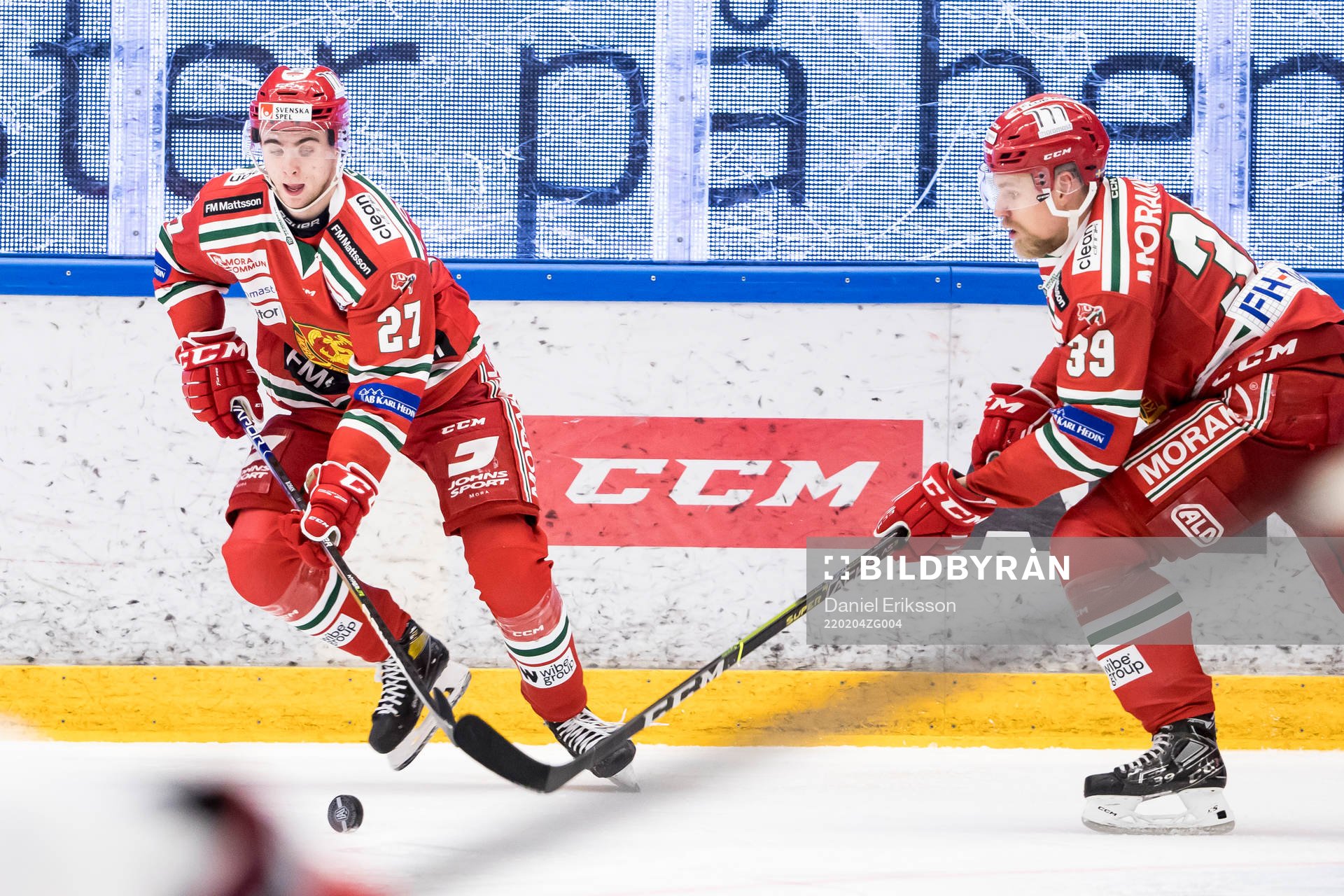 Moras Isak Rosen och Moras Kristoffer Gunnarsson