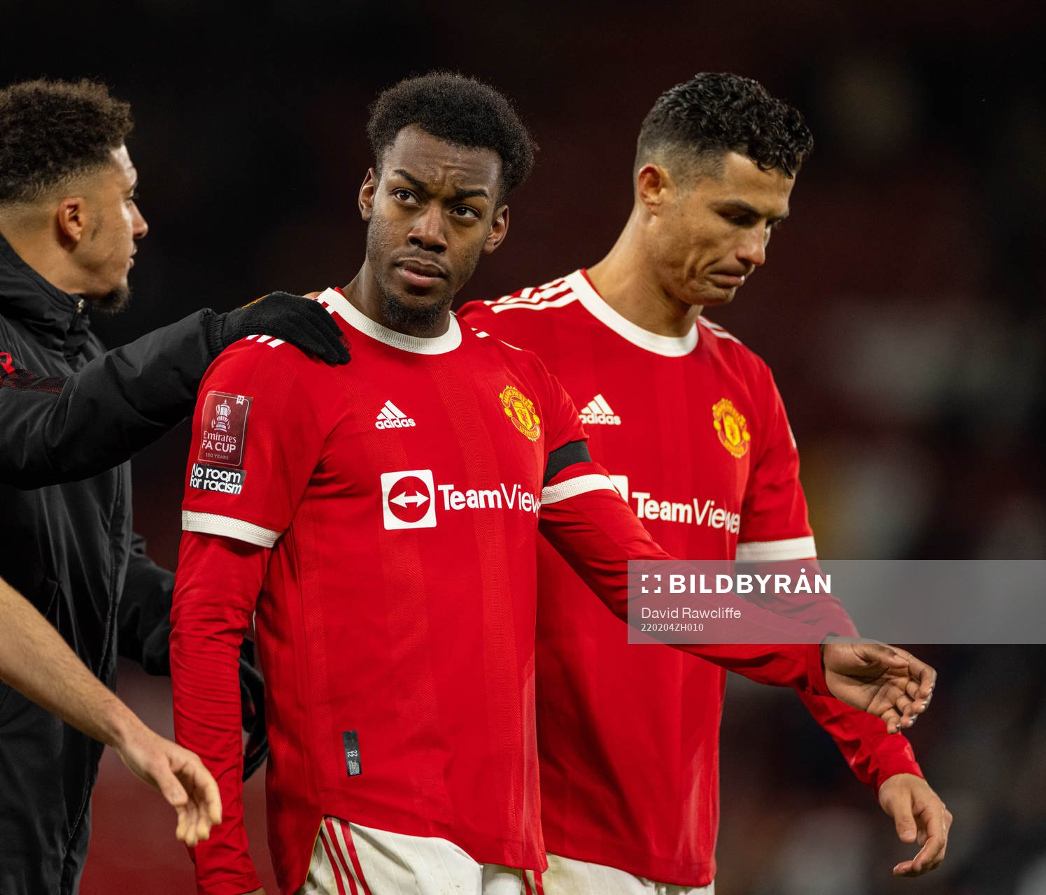 Manchester Uniteds Anthony Elanga deppar