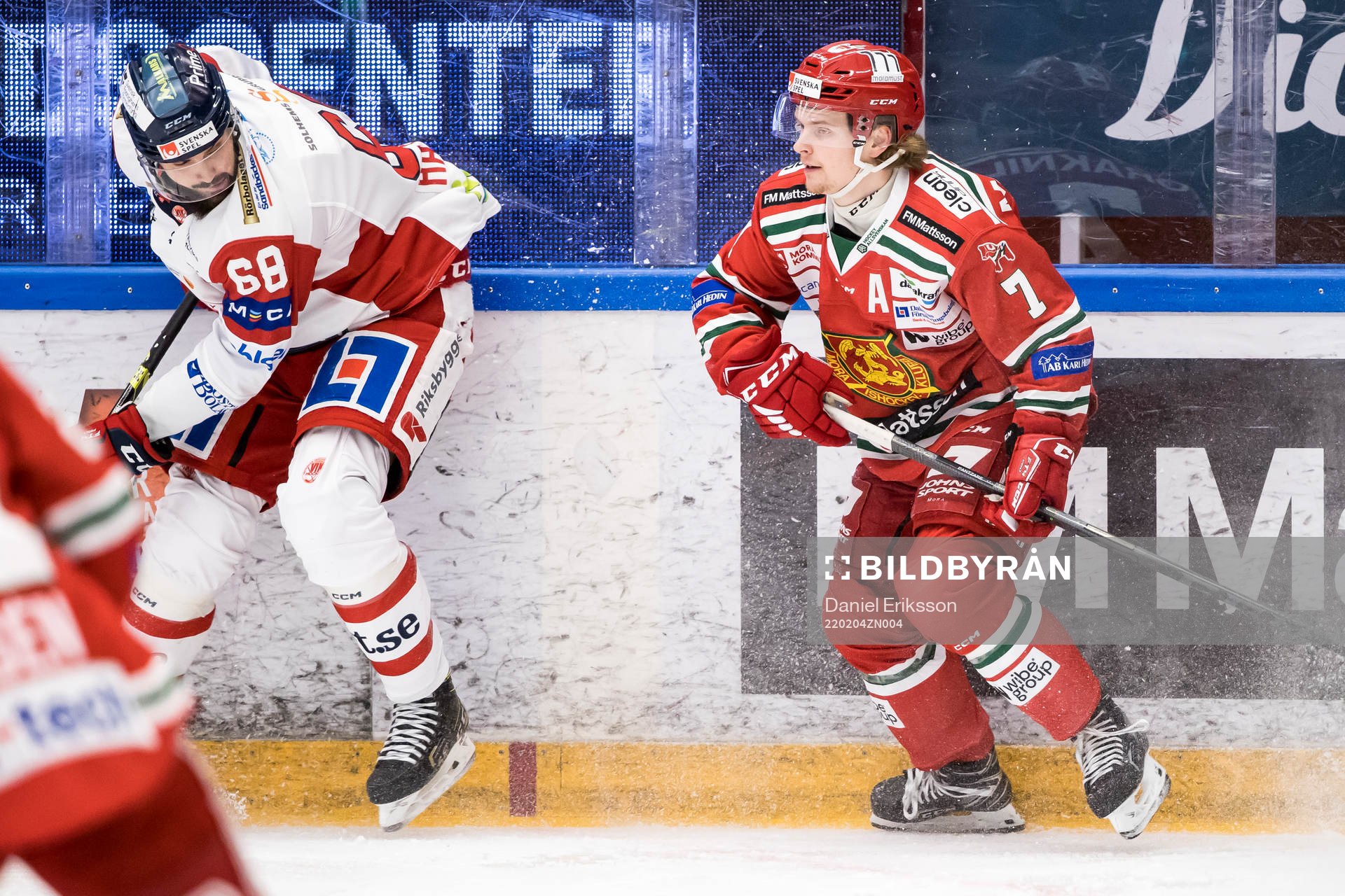 Moras Isak Pantzare och Västerviks Joakim Hagelin