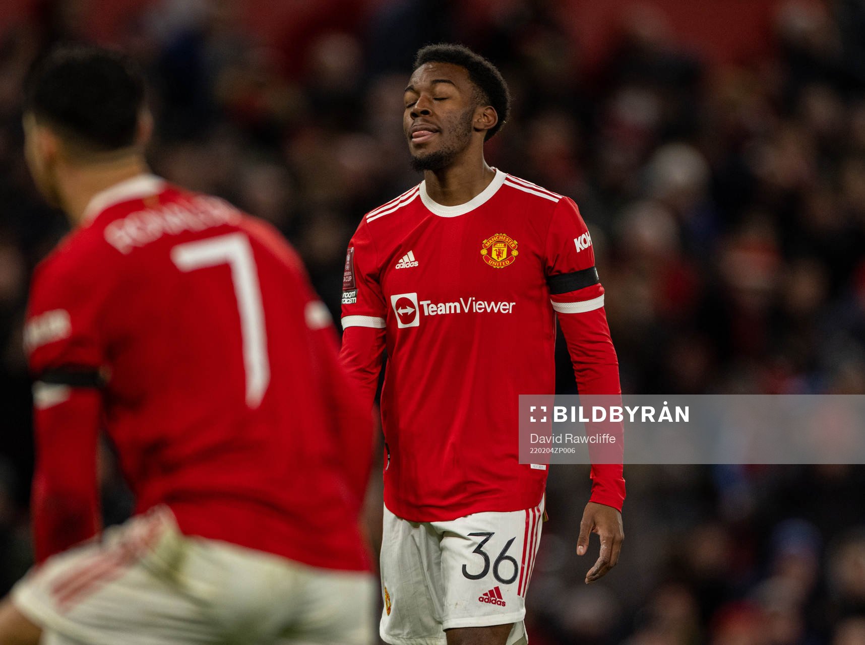 Manchester Uniteds Anthony Elanga deppar