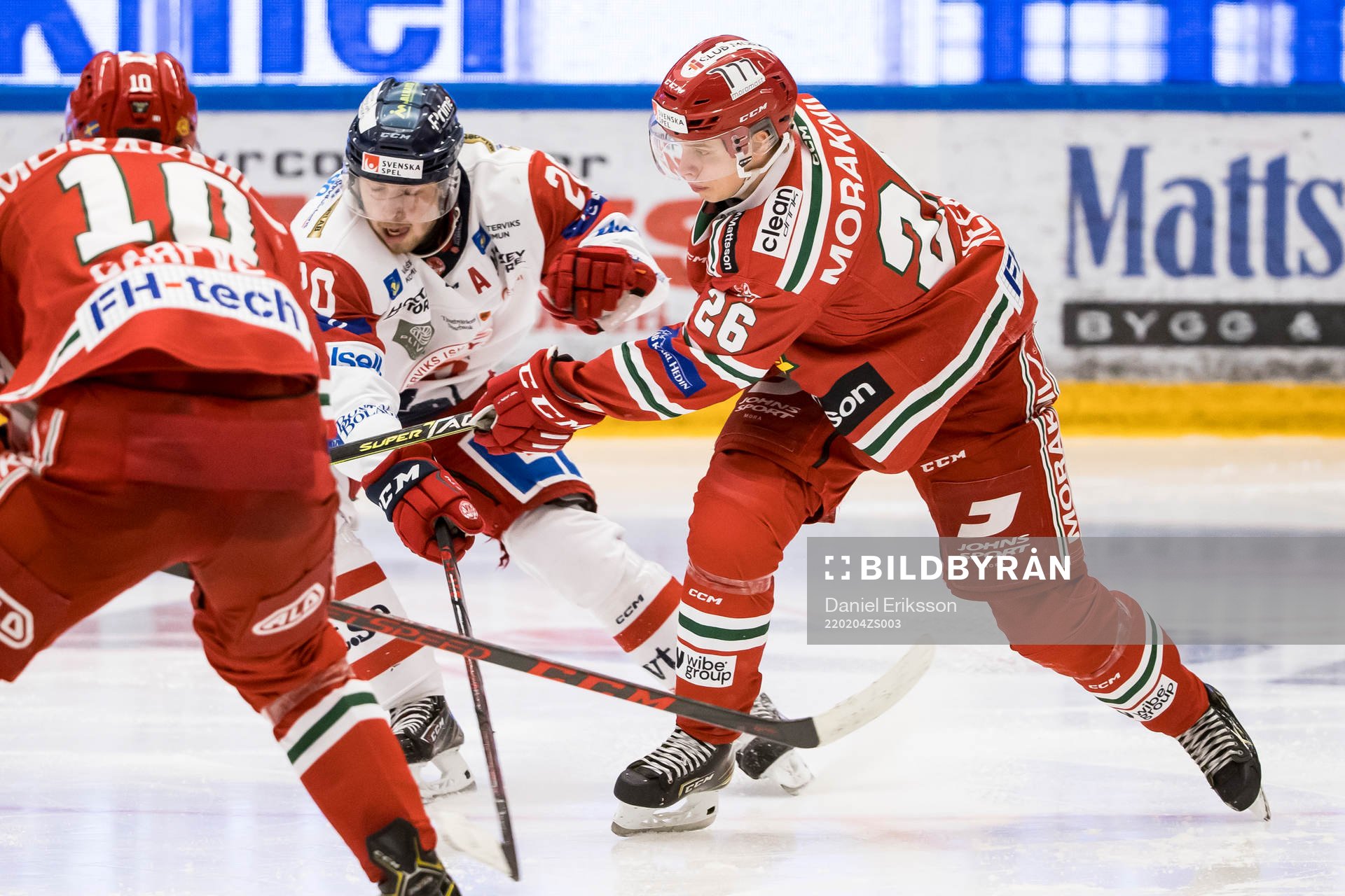 Moras Isac Heens och Västerviks Marcus Westfält