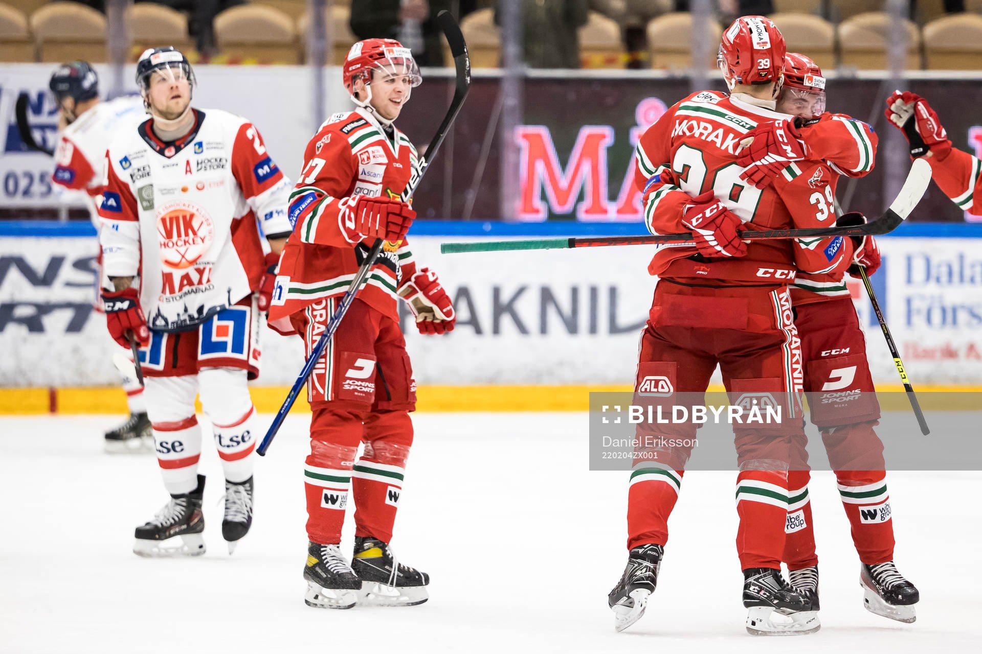 Moras Kristoffer Gunnarsson jubel