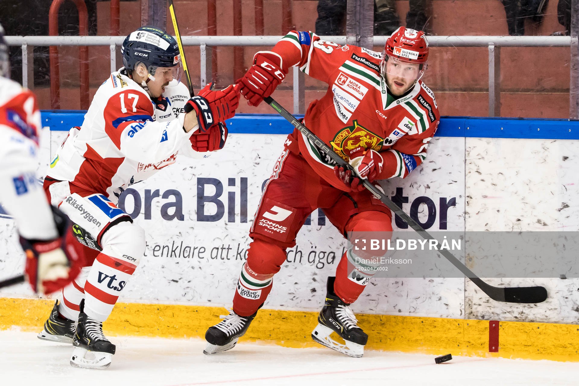 Västerviks Jaakko Lantta och Moras Axel Bergkvist