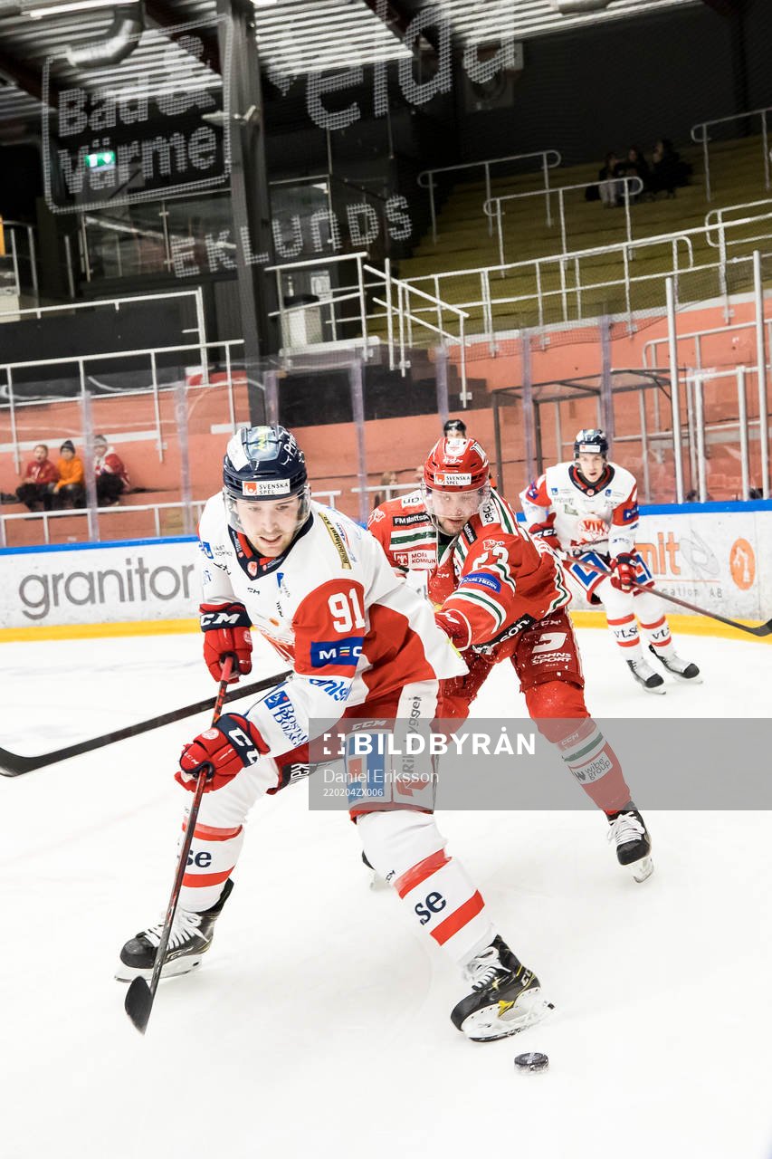 Västerviks Tim Wahlgren och Moras Axel Bergkvist