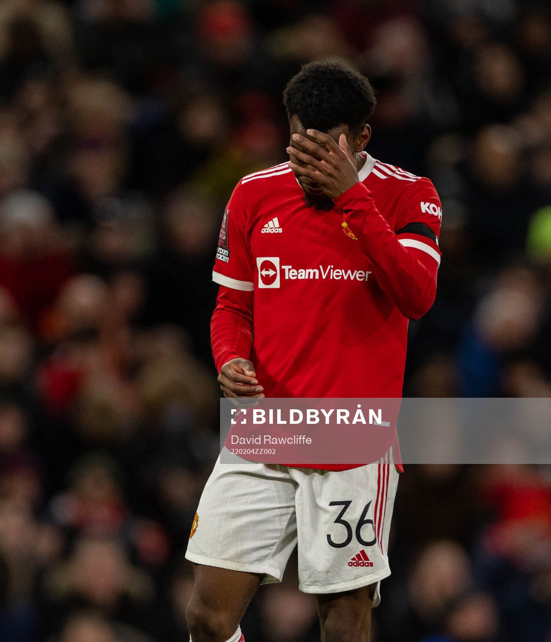 Manchester Uniteds Anthony Elanga deppar