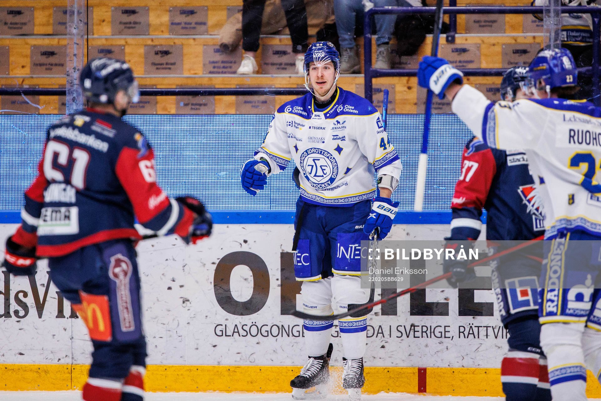 Leksands Carter Ashton jublar