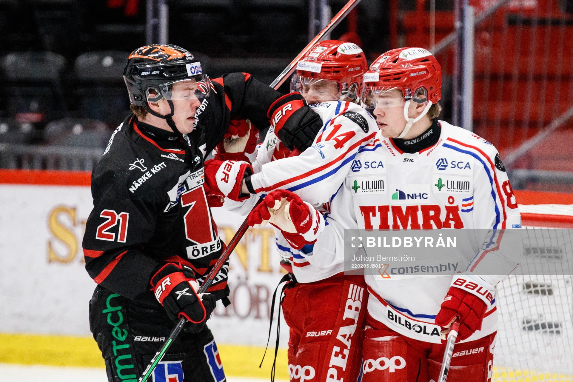 Örebros Linus Öberg och Timrås Albin Carlsson