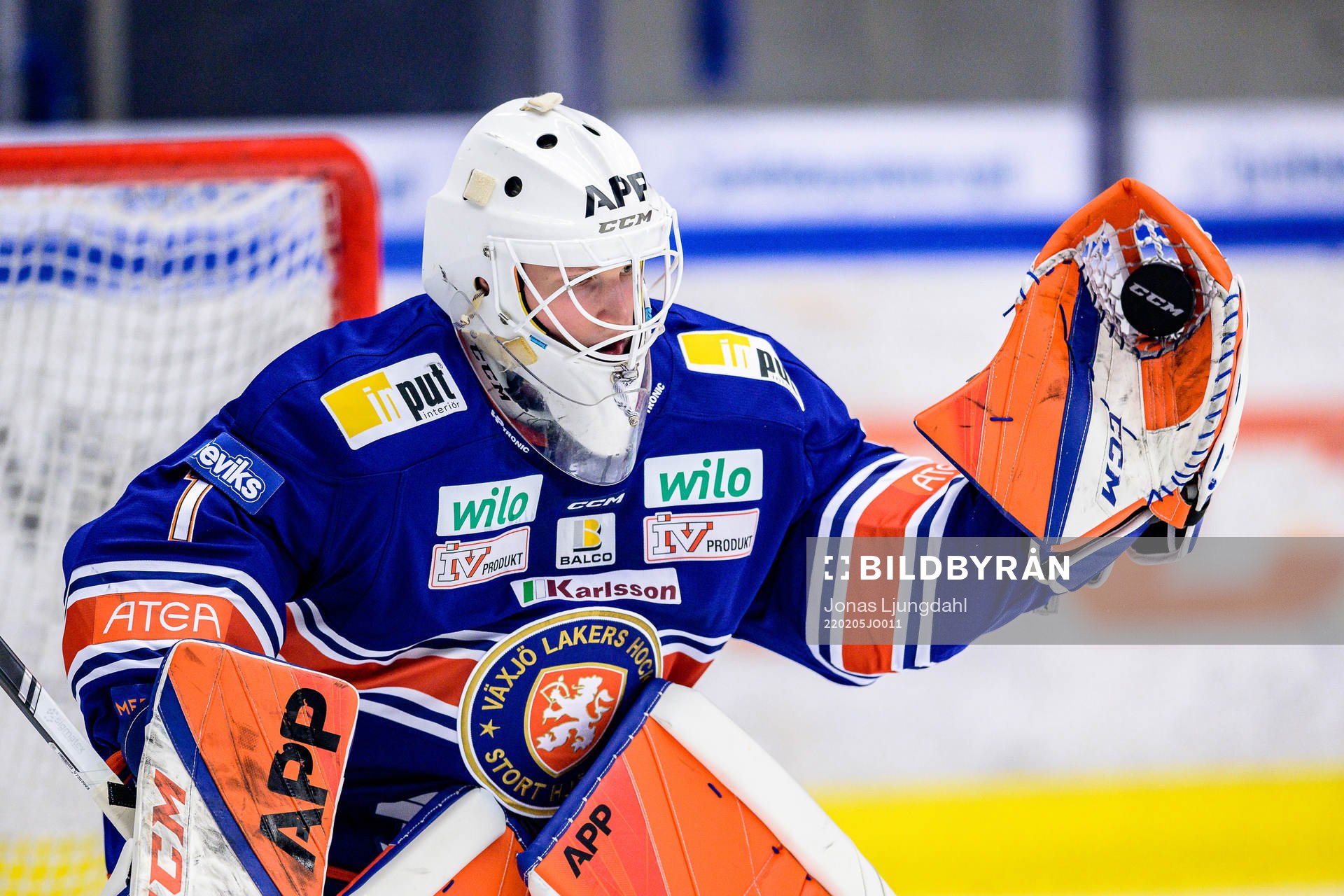 Växjös målvakt Albin Boija