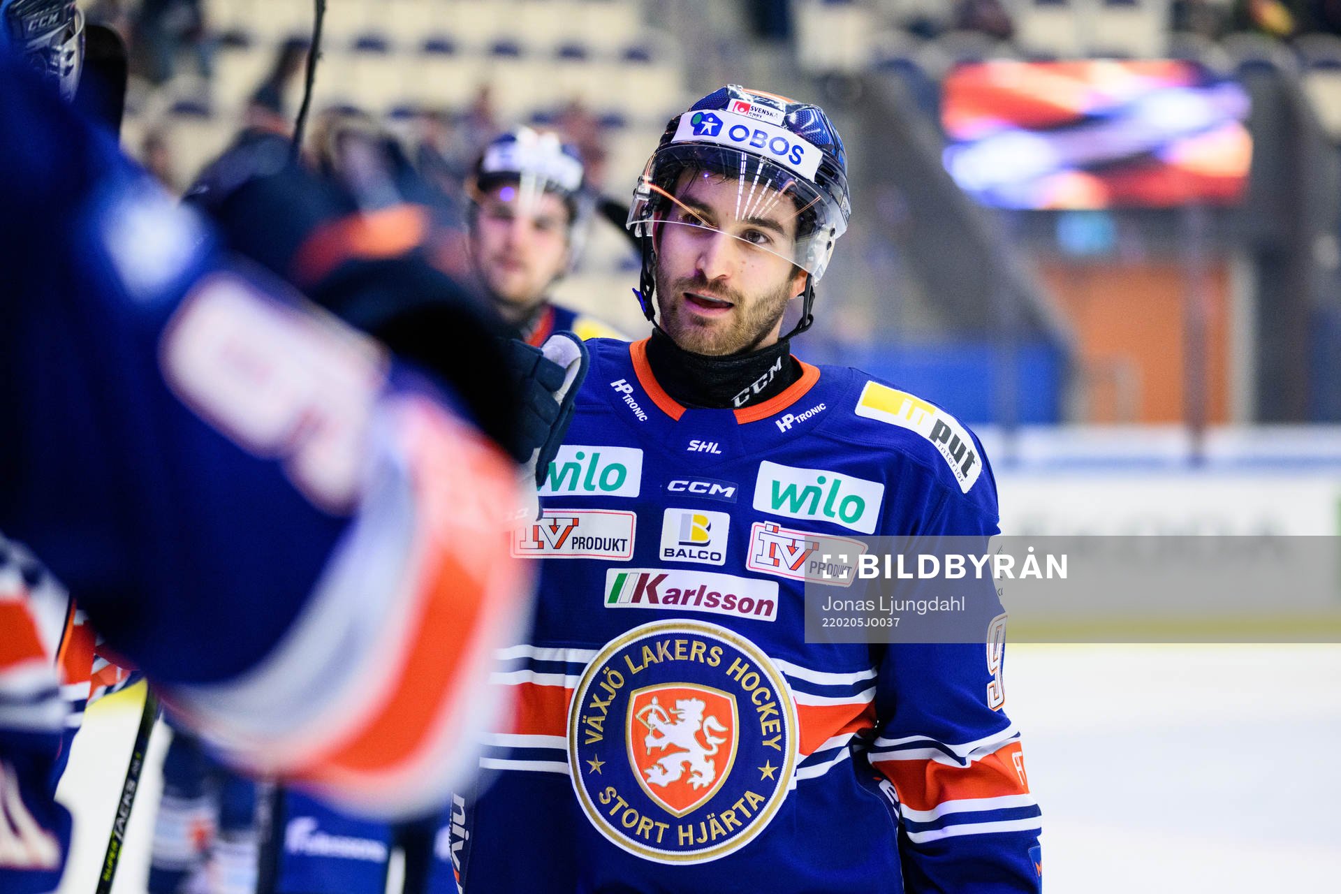 Växjös Andrew Calof jublar