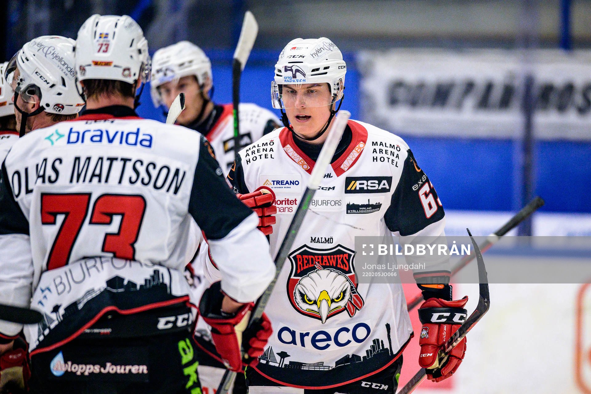 Malmö Redhawks Fredrik Händemark jublar