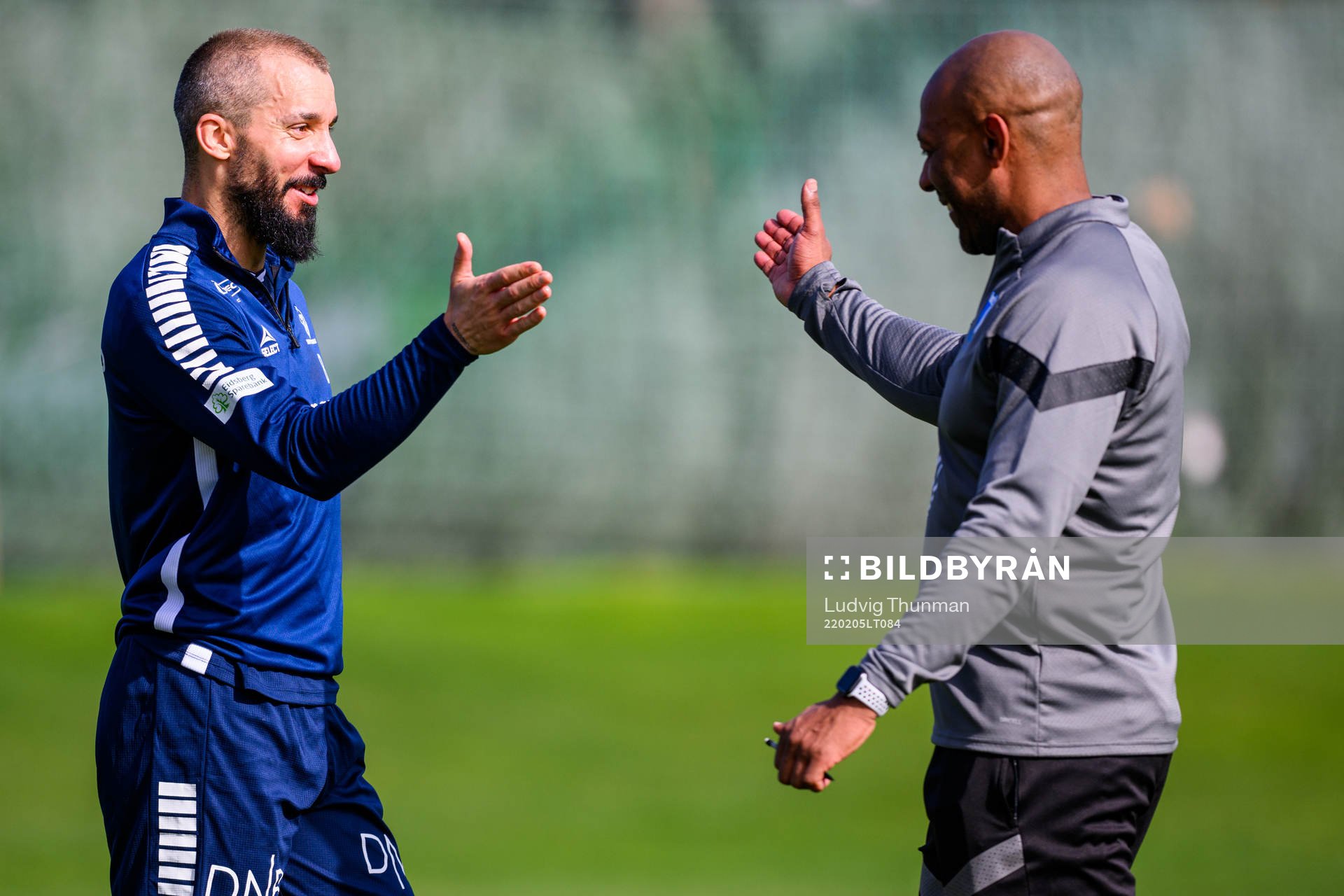 Sarpsborg 08 Guillermo Molins besöker en fotbollsträning