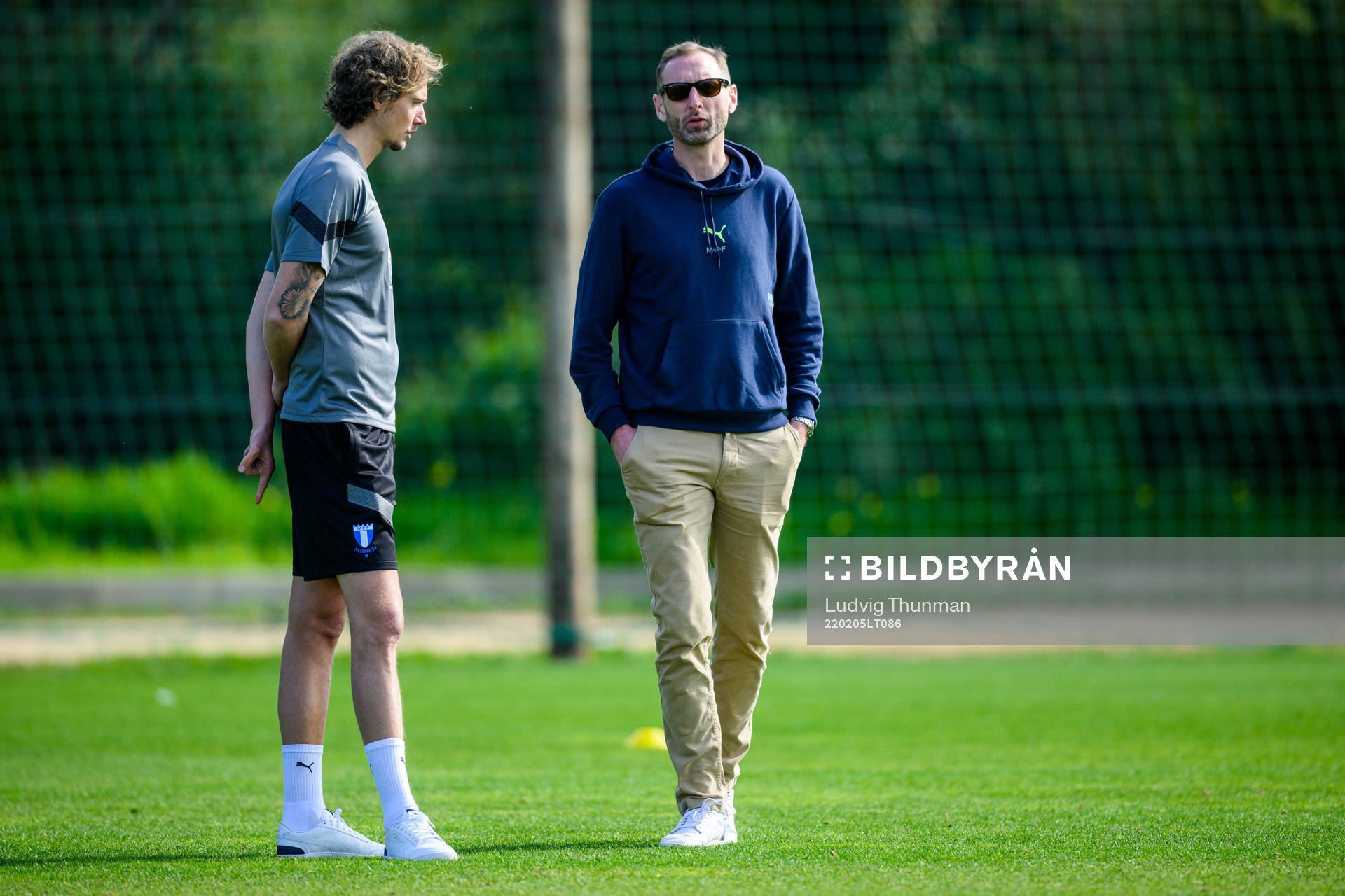 Scout Robin Asterhed och sportchef Andreas Georgson