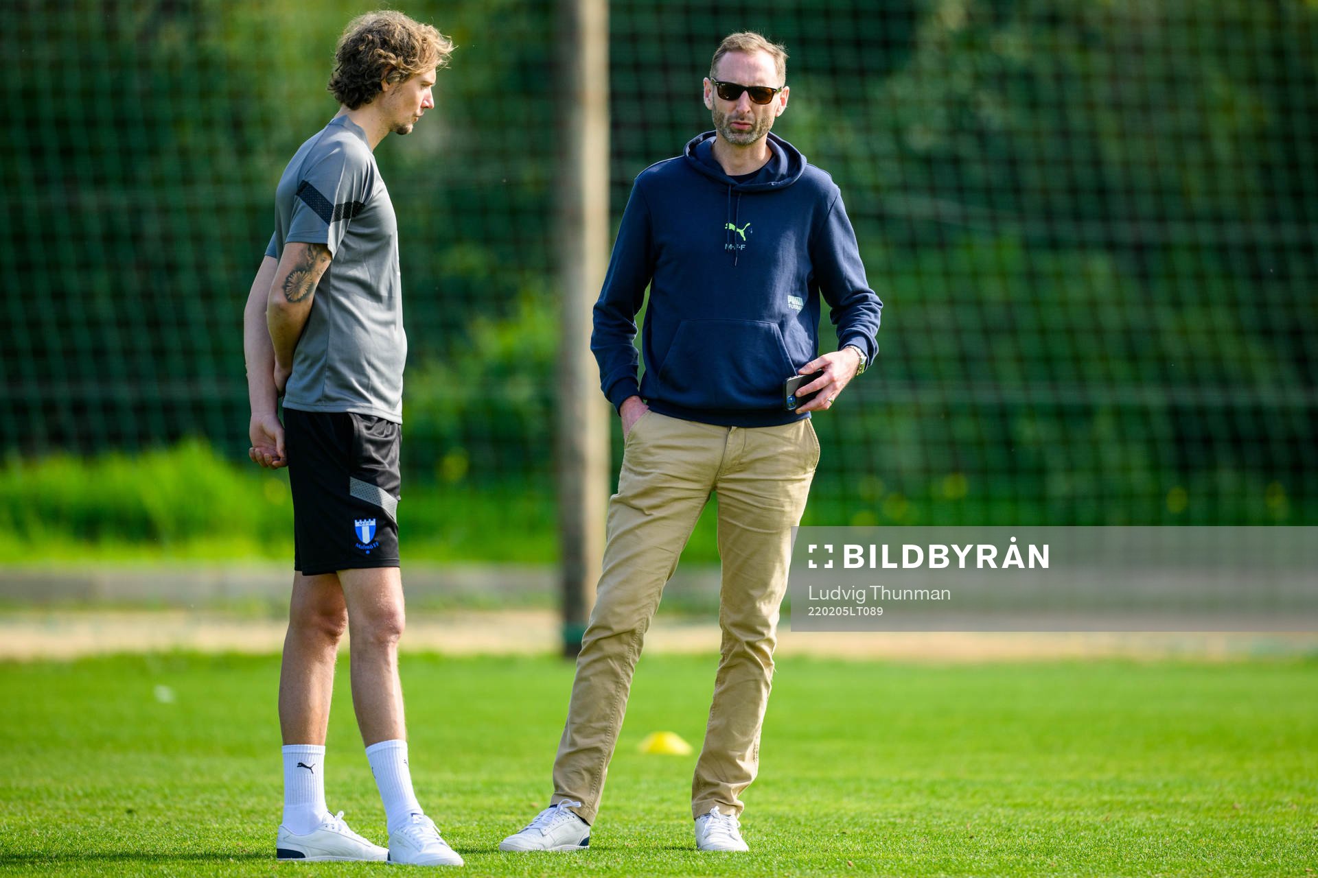 Scout Robin Asterhed och sportchef Andreas Georgson