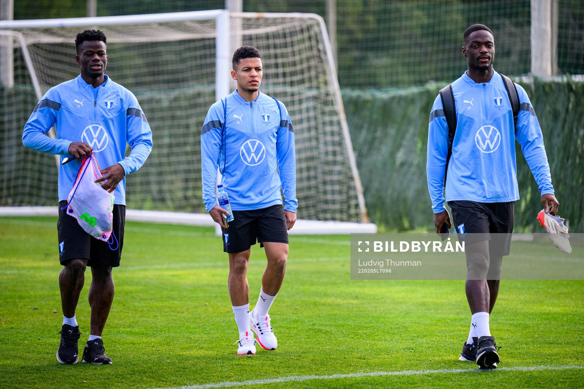 Malik Abubakari, Romain Gall och målvakt Ismael Diawara