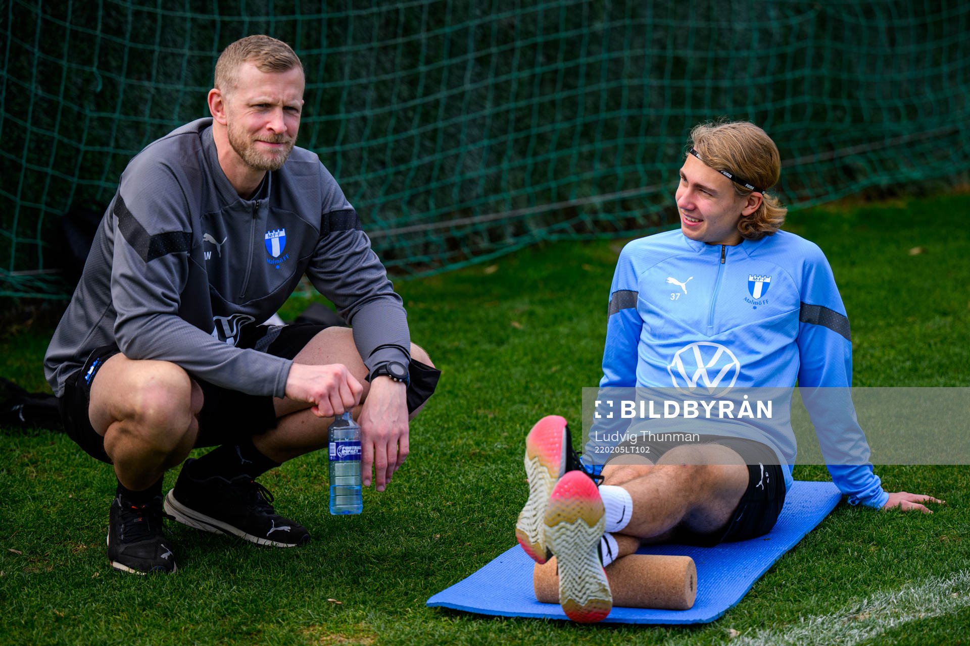 Fysioterapeut Alexander Nilsson och Sebastian Nanasi