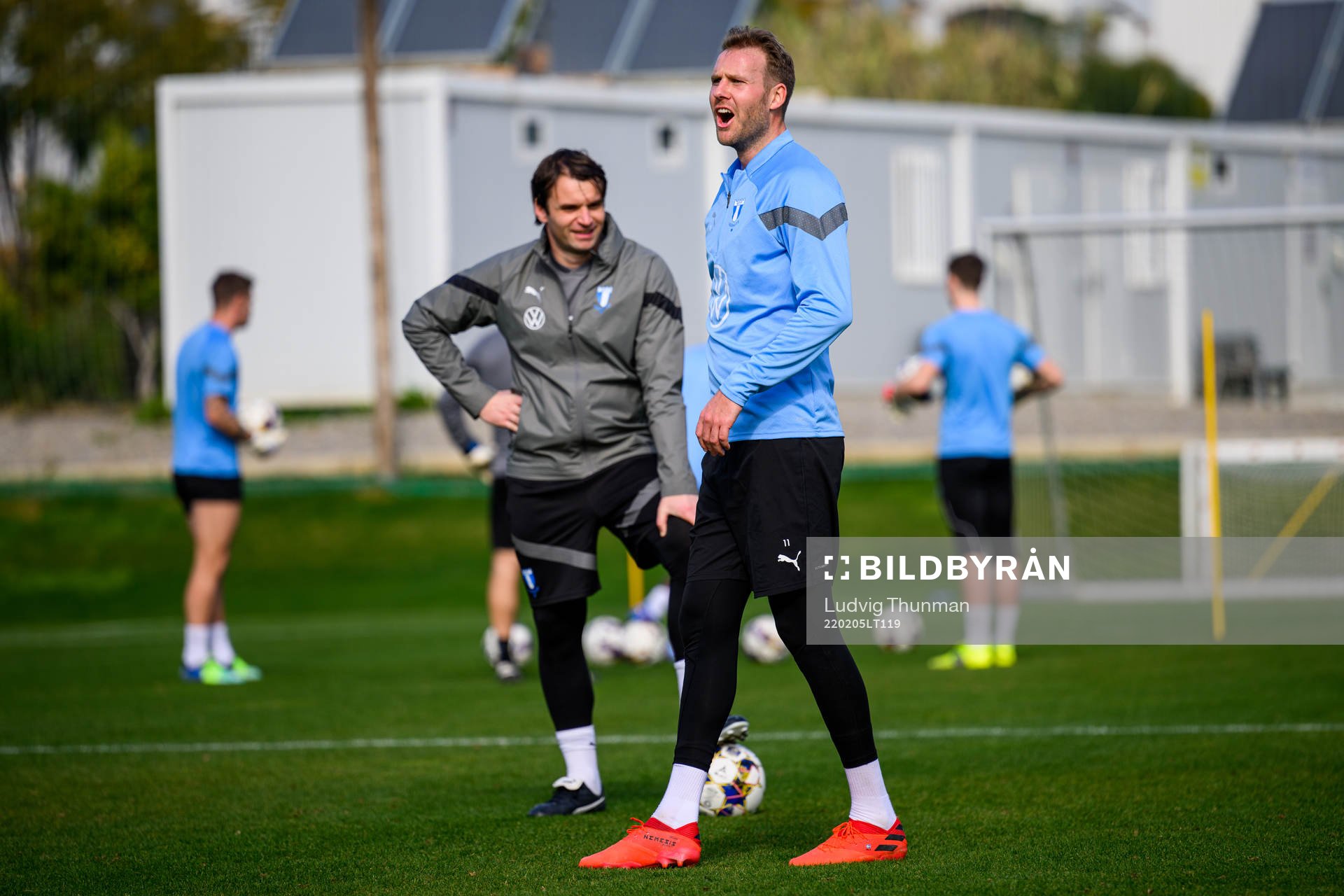 Tränare Milos Milojevic och Ola Toivonen