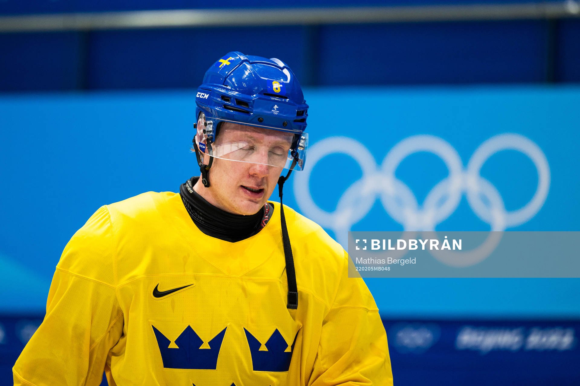 Fredrik Olofsson of the Swedish men’s national ice hockey
