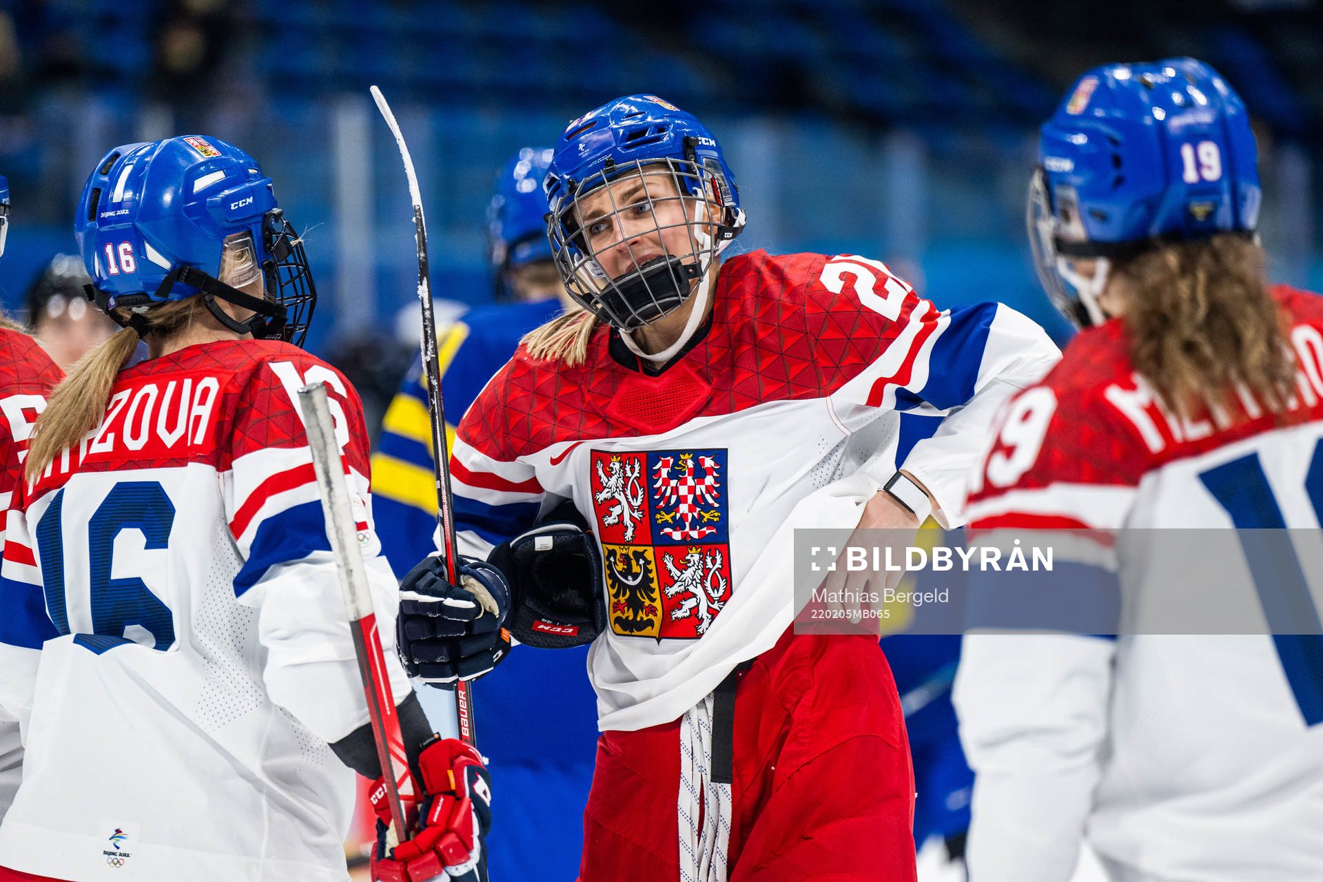 Tereza Vanisova of Czech Republic in the women’s ice