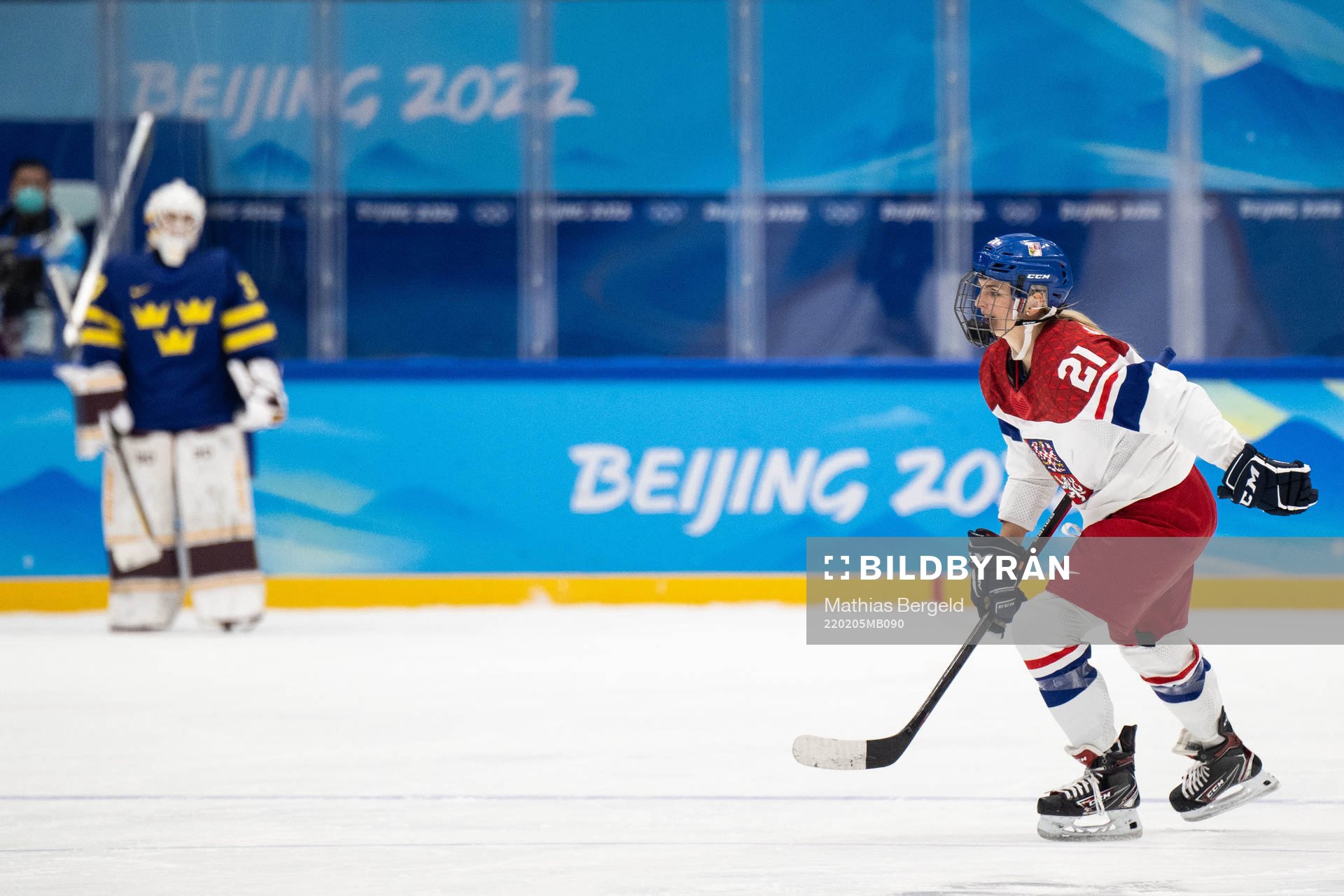 Tereza Vanisova of Czech Republic celebrates scoring 3-1 in