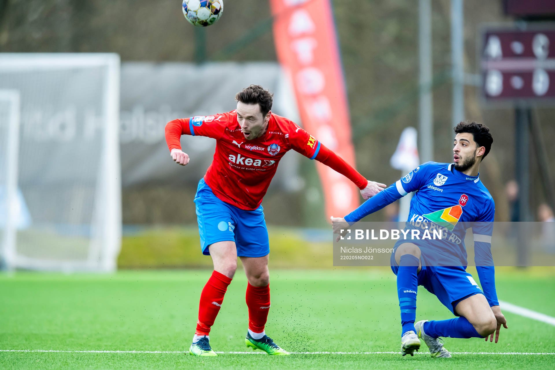 Helsingborgs Viljormur Davidsen och Hvidovres Mohamad