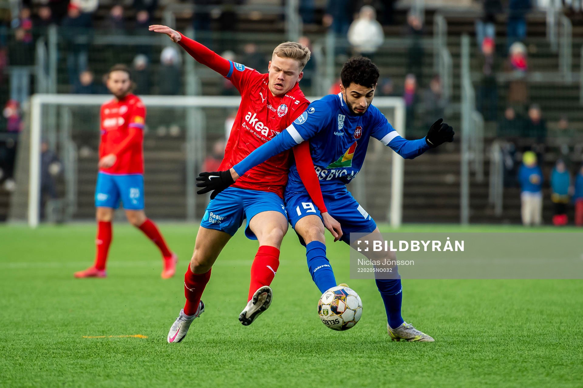 Helsingborgs Leo Frigell Jansson och Hvidovres Mohamad