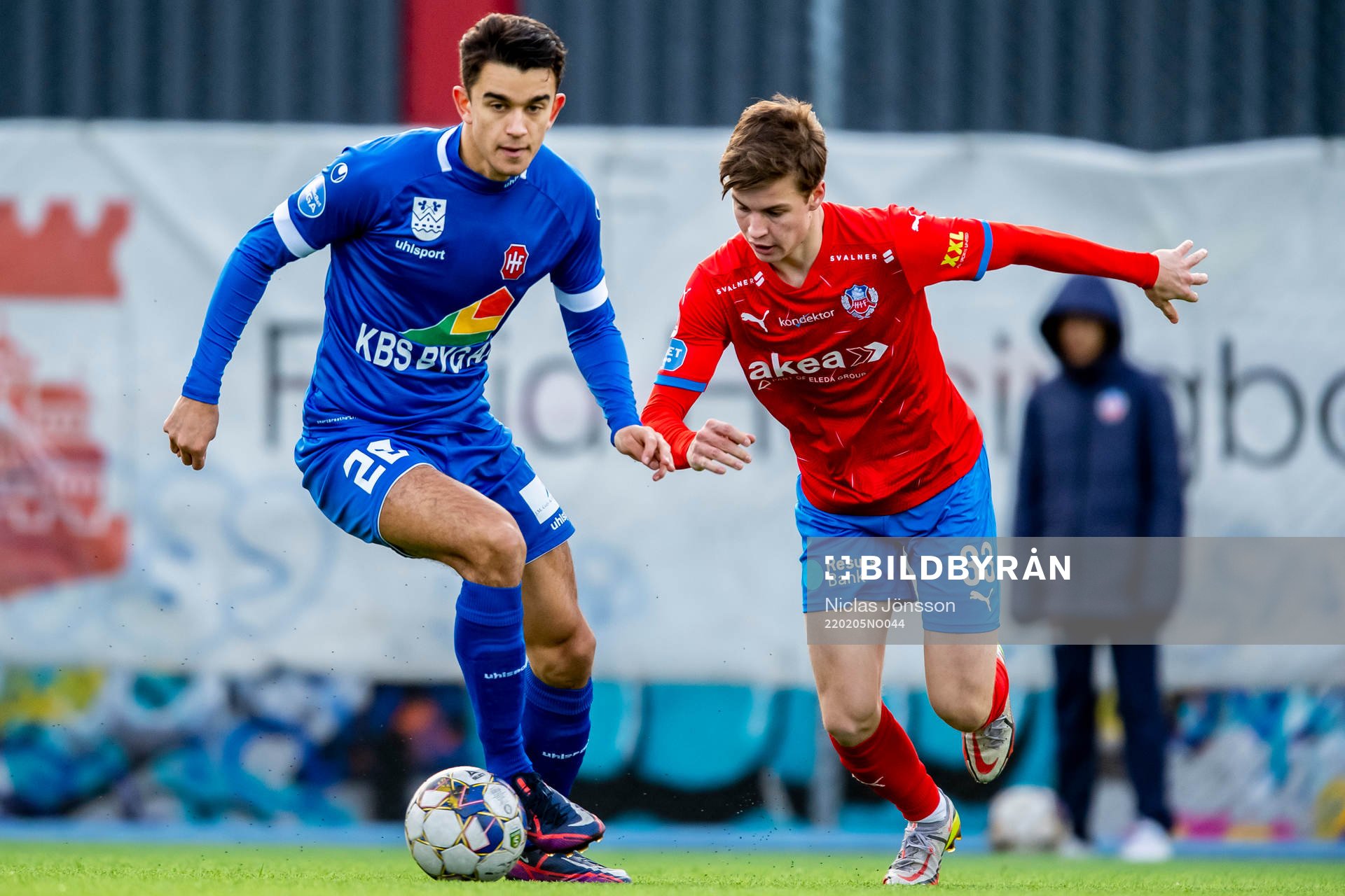 Hvidovres Fredrik Carlsen och Helsingborgs Vilgot Carlsson