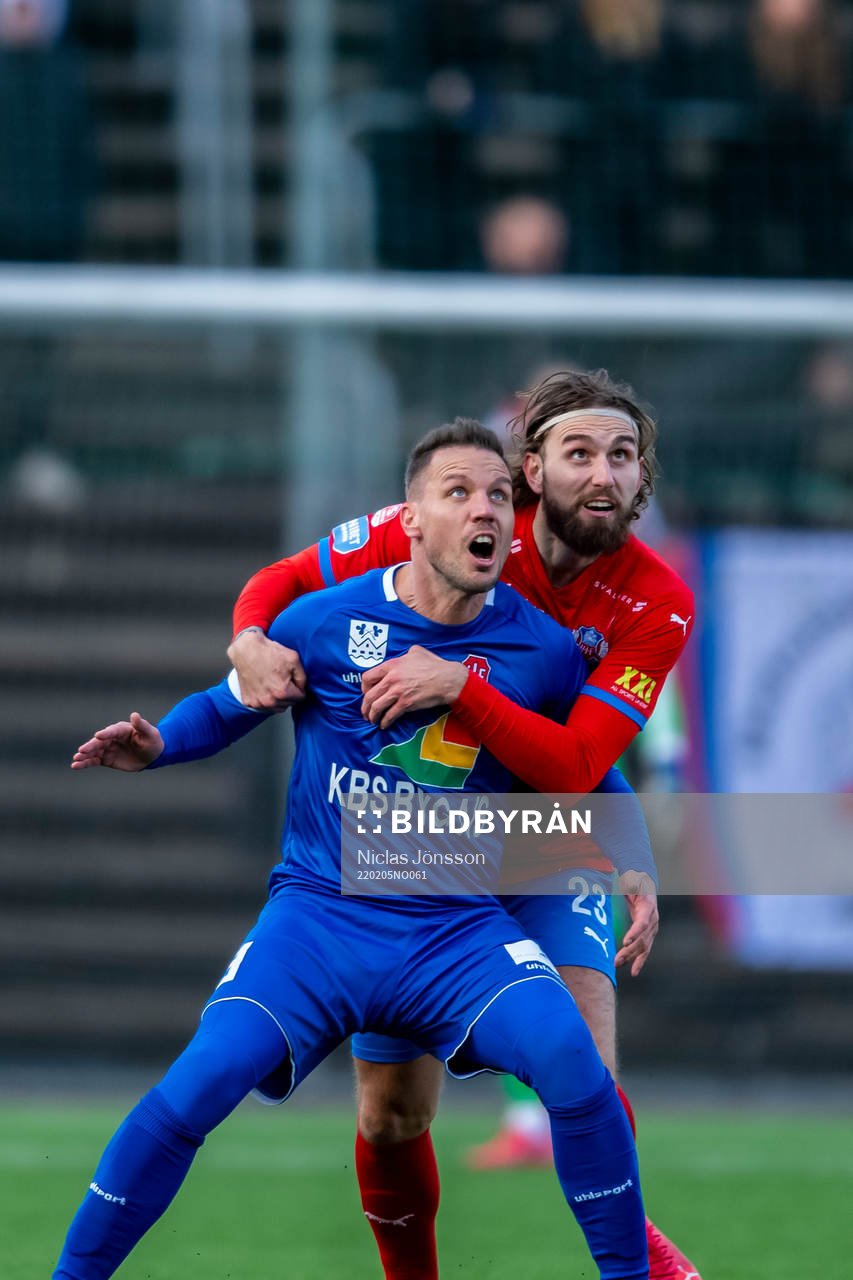 Hvidovres Kim Aabech och Helsingborgs Ali Suljic