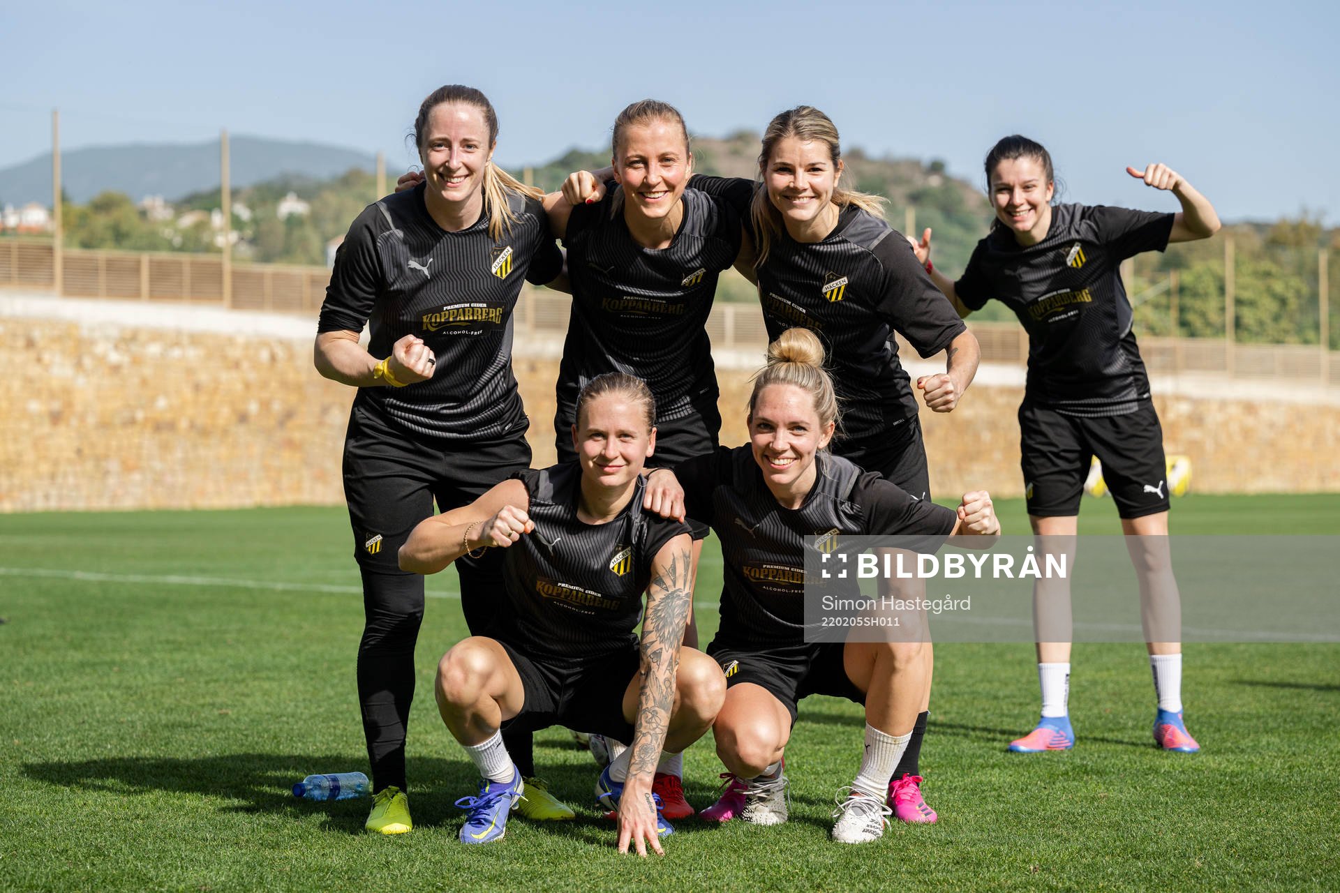 Loes Geurts, Julia Karlernäs, Andrine Hegerberg Filippa