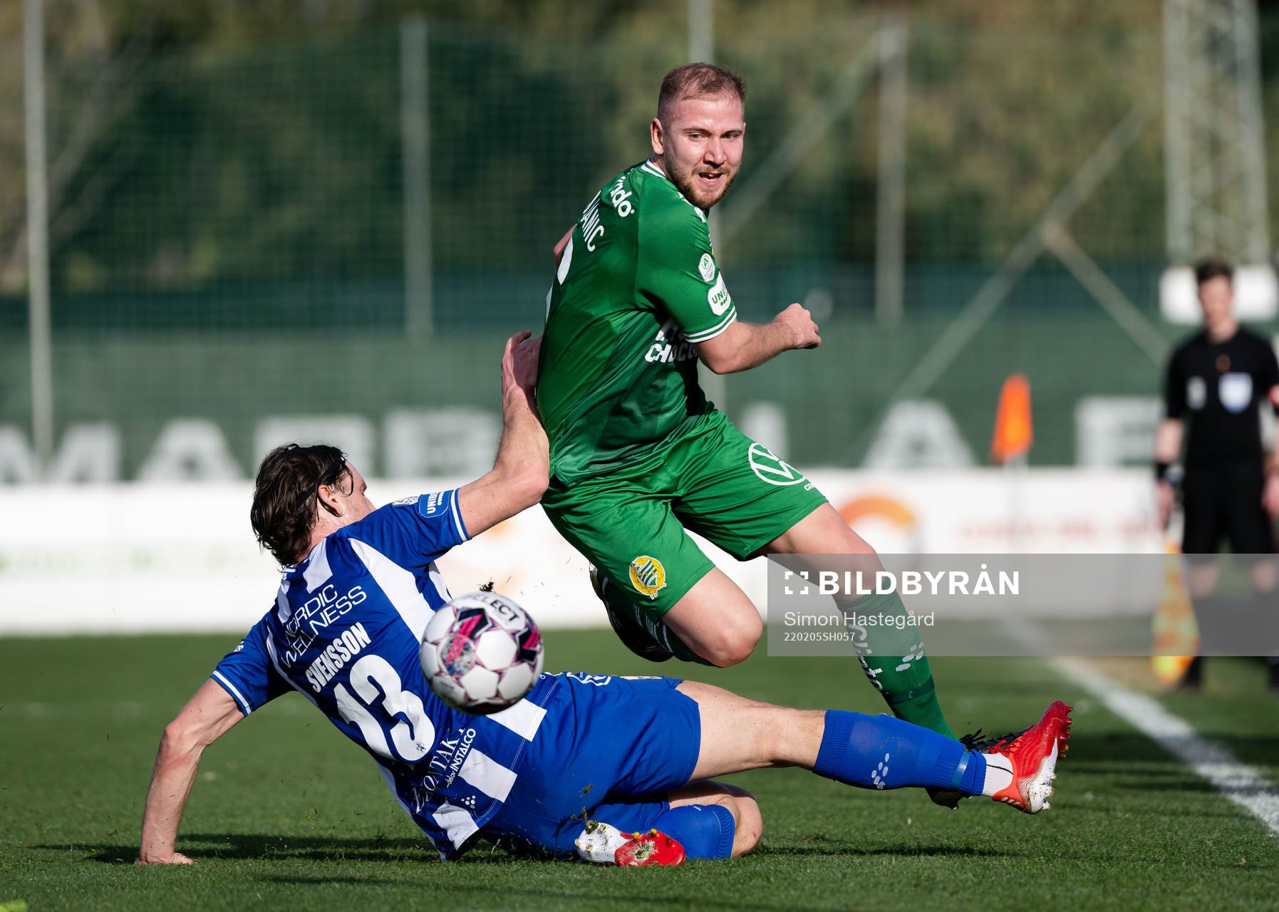IFK Göteborgs Gustav Svensson och Hammarbys Darijan Bojanic