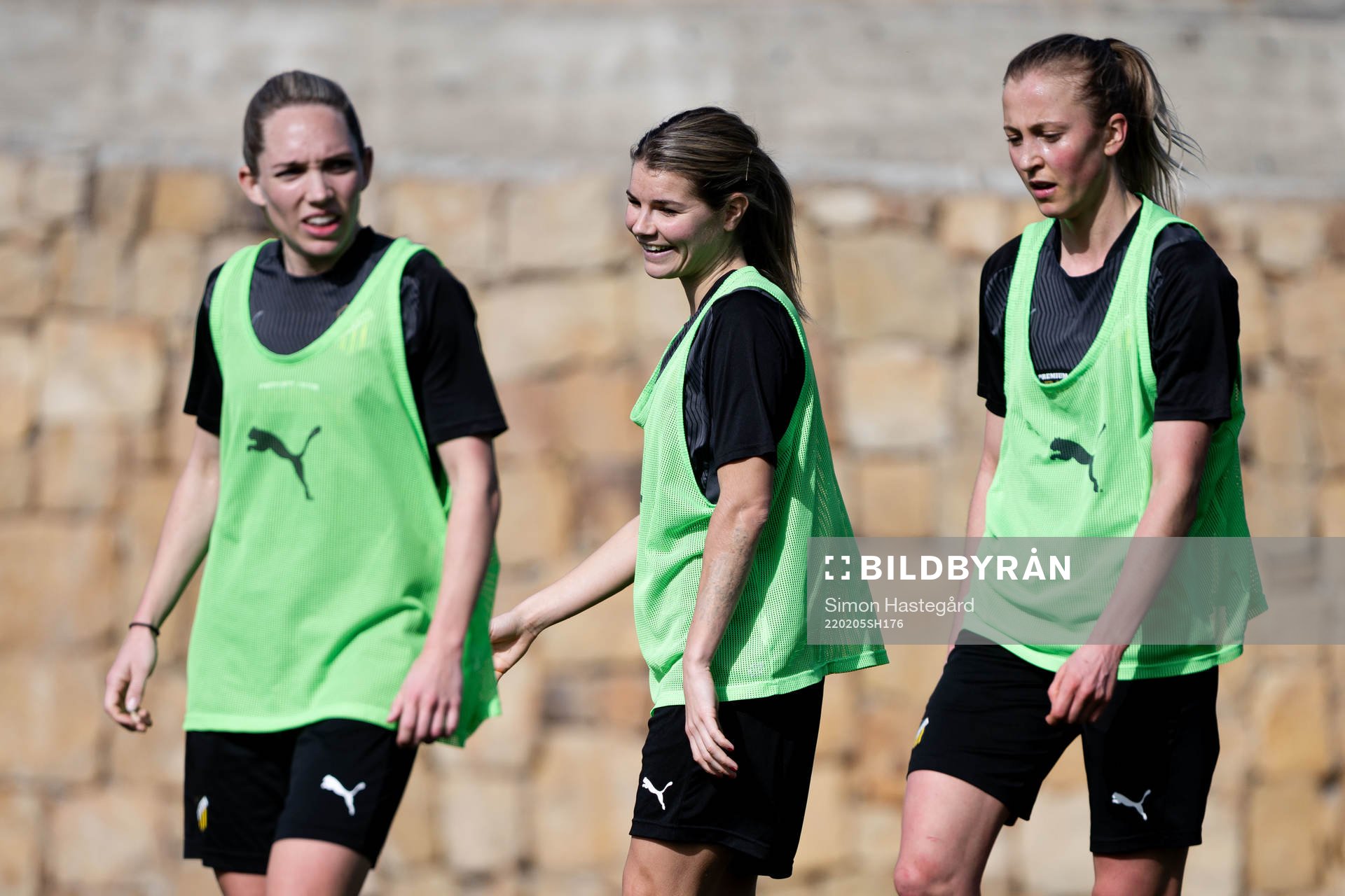 Elin Rubensson , Andrine Hegerberg och Julia Karlernäs
