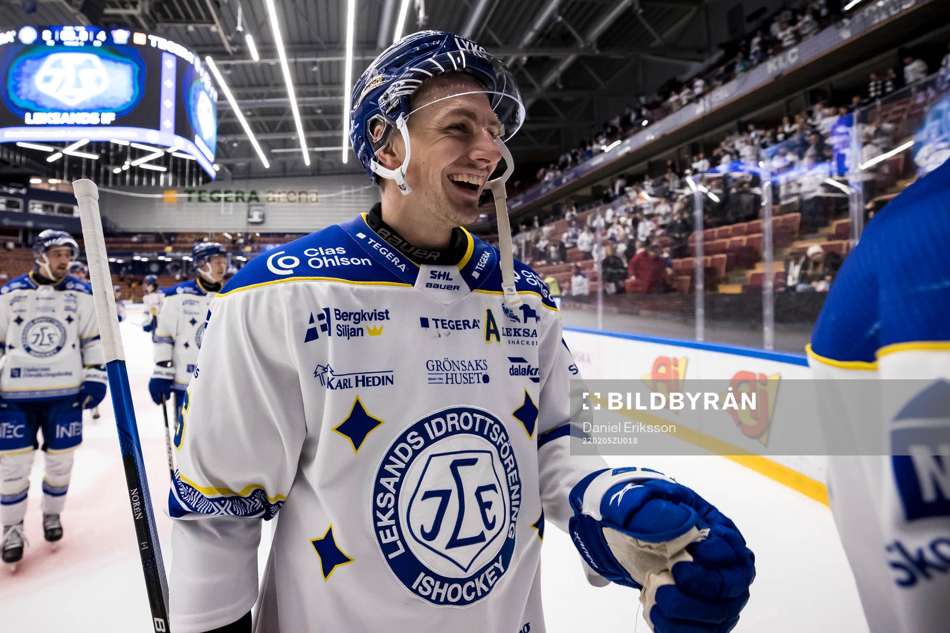 Leksands Patrik Norén jublar