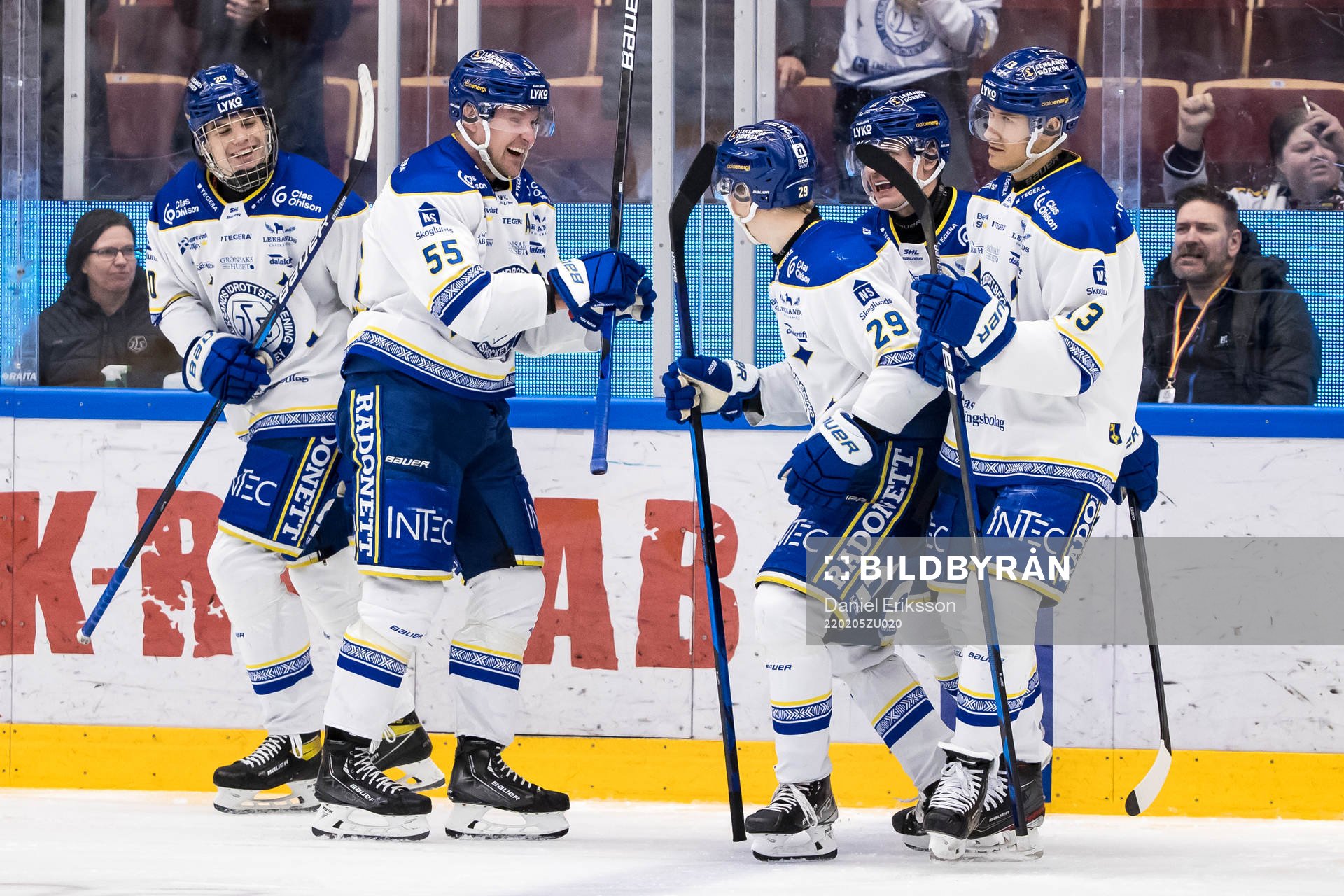Leksands Emil Heineman jubel