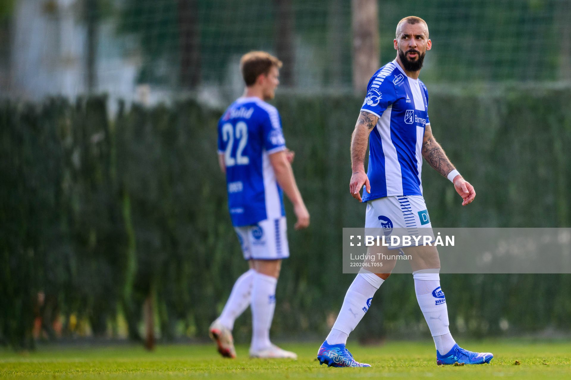 Guillermo Molins of Sarpsborg 08 during the friendly match between Sirius and Sarpsborg 08 on February 6, 2022 in Marbella. 