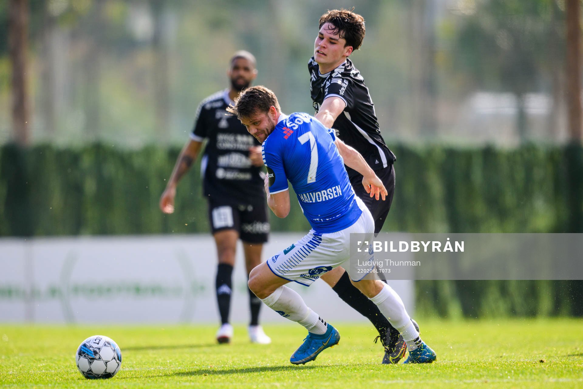 Jamie Roche of Sirius and Ole Jorgen Halvorsen of Sarpsborg