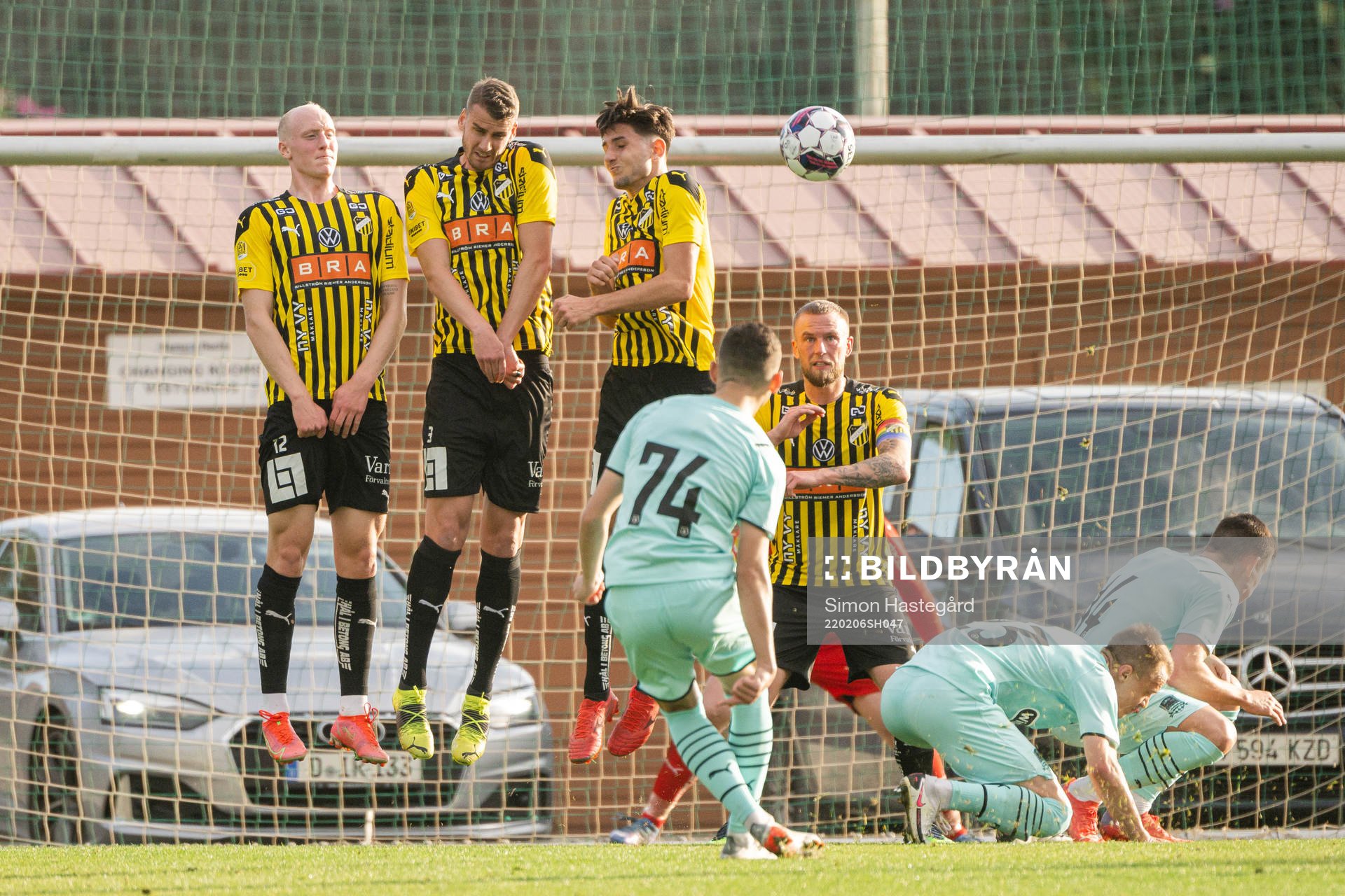 Eduard Spertsyan of Krasnodar scores the 1-1 goal behind