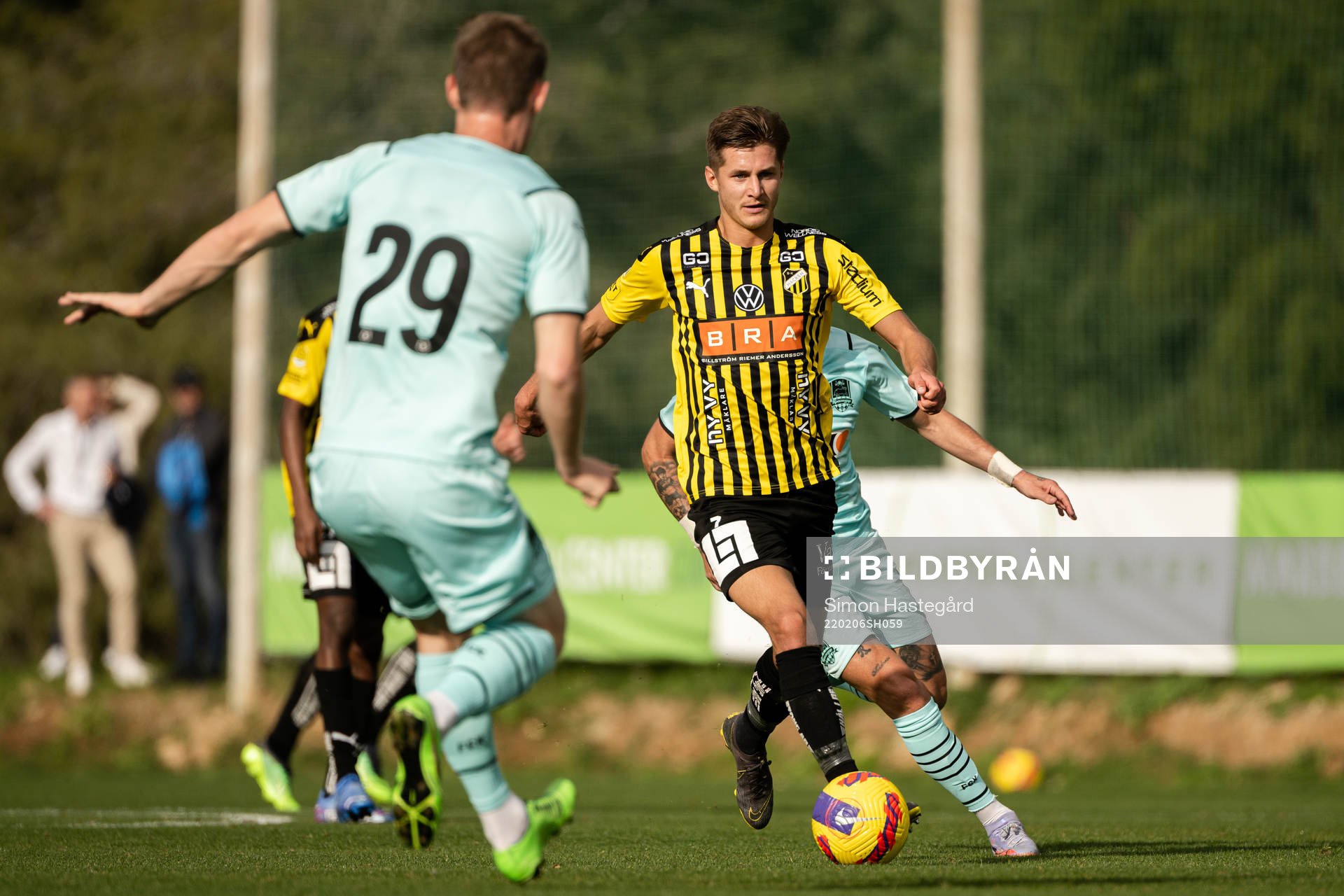 Leo Bengtsson of Häckenduring the Friendly match between