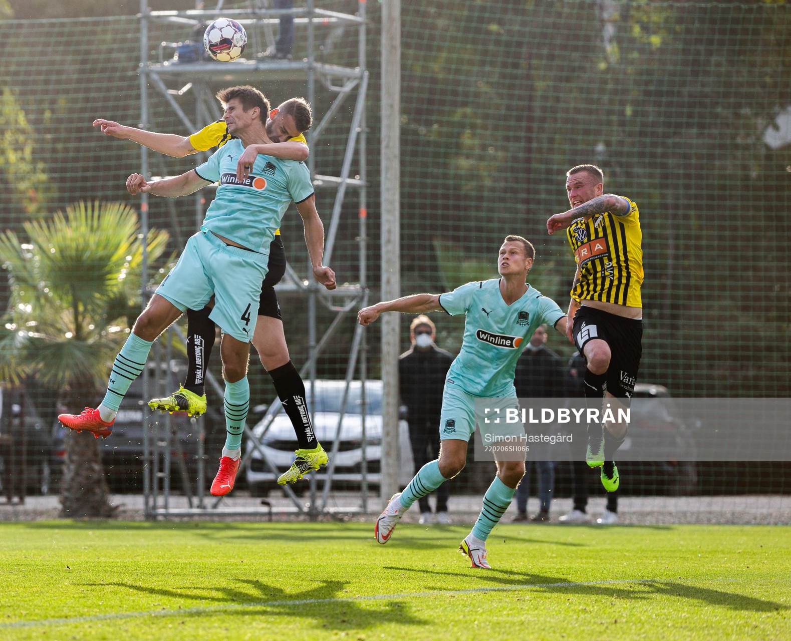 Alexandr Martynovich and Viktor Claesson of Krasnodar