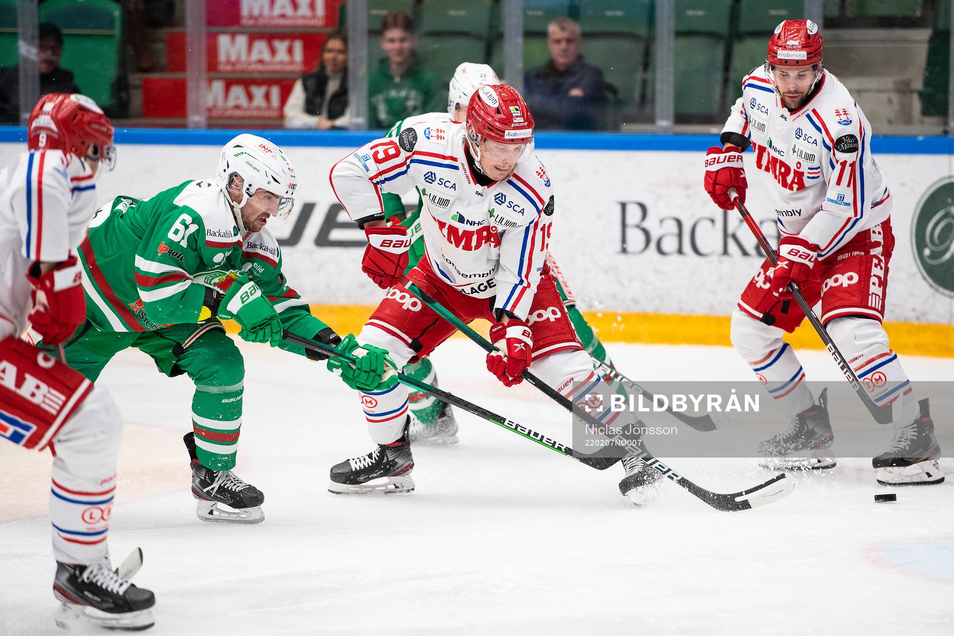 Rögles Ludvig Larsson och Timrås Erik Andersson