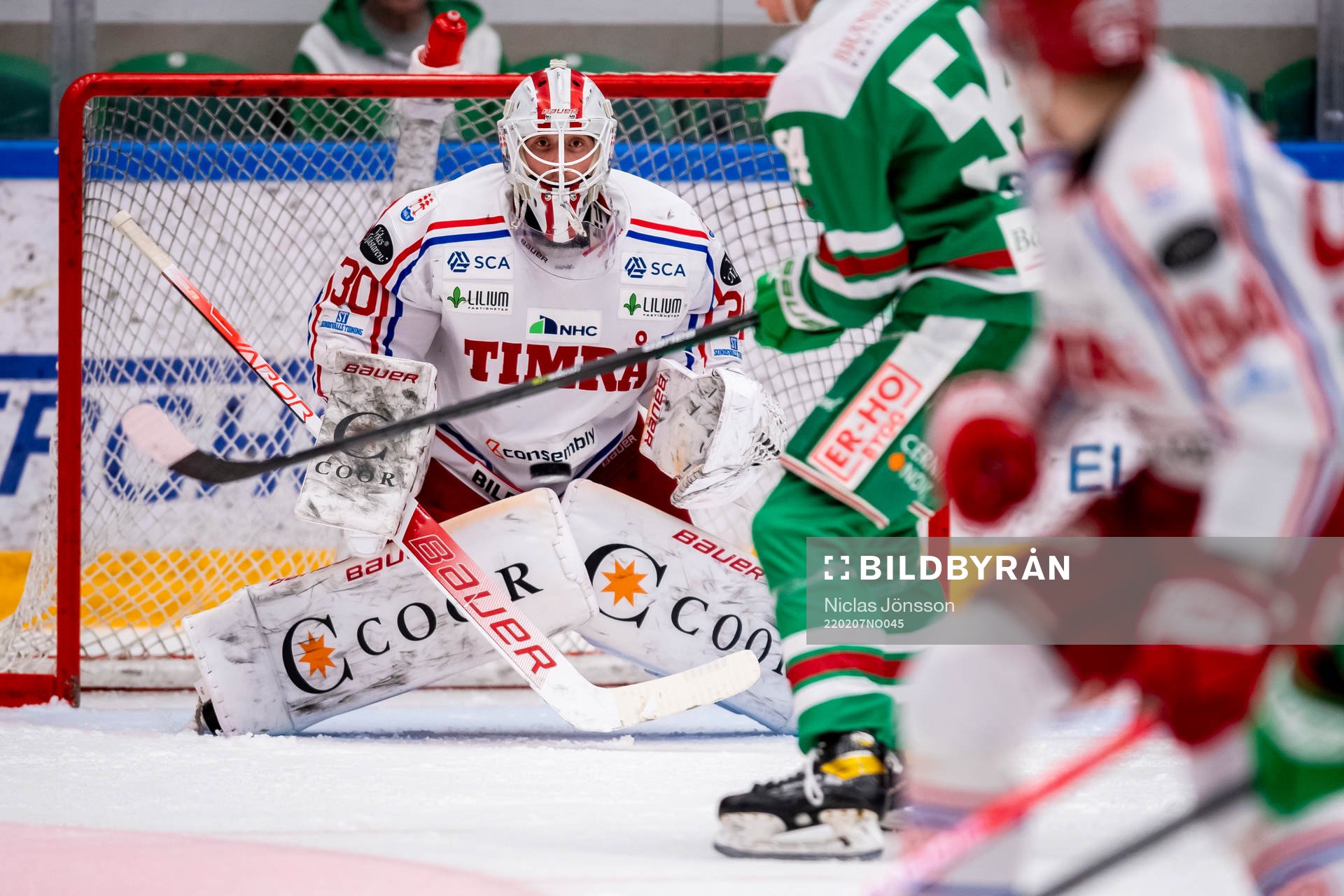 Timrås målvakt Jacob Johansson