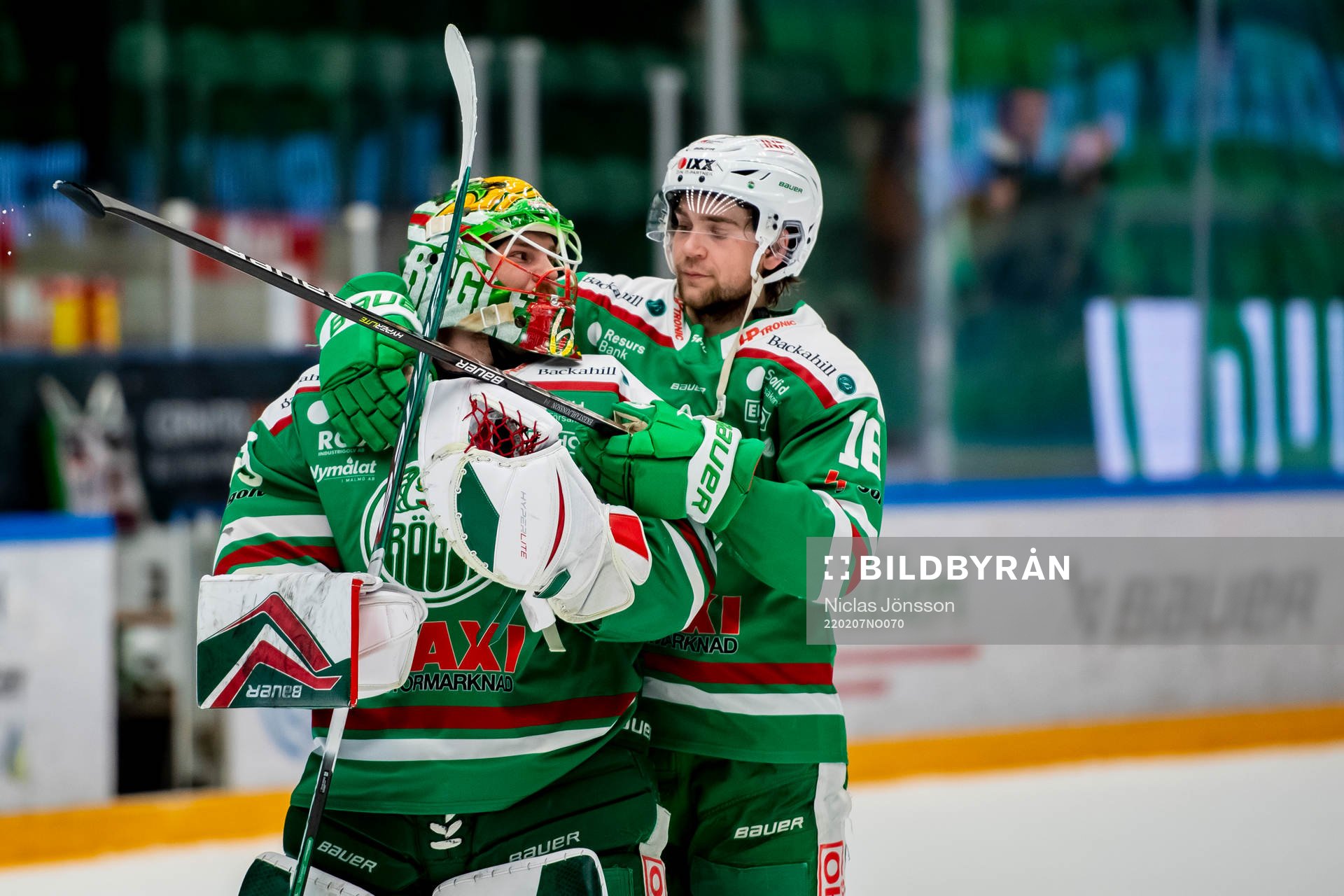 Rögles målvakt Christoffer Rifalk och Lucas