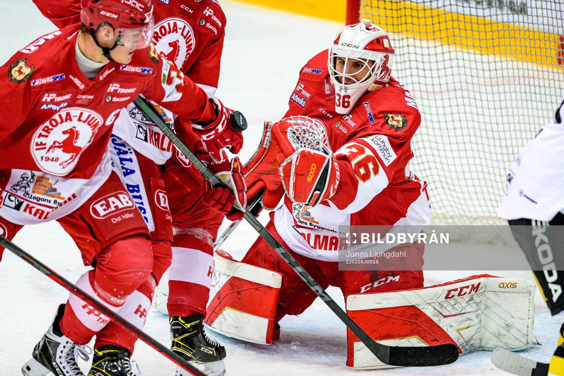 Troja/Ljungbys målvakt Wictor Ragnewall