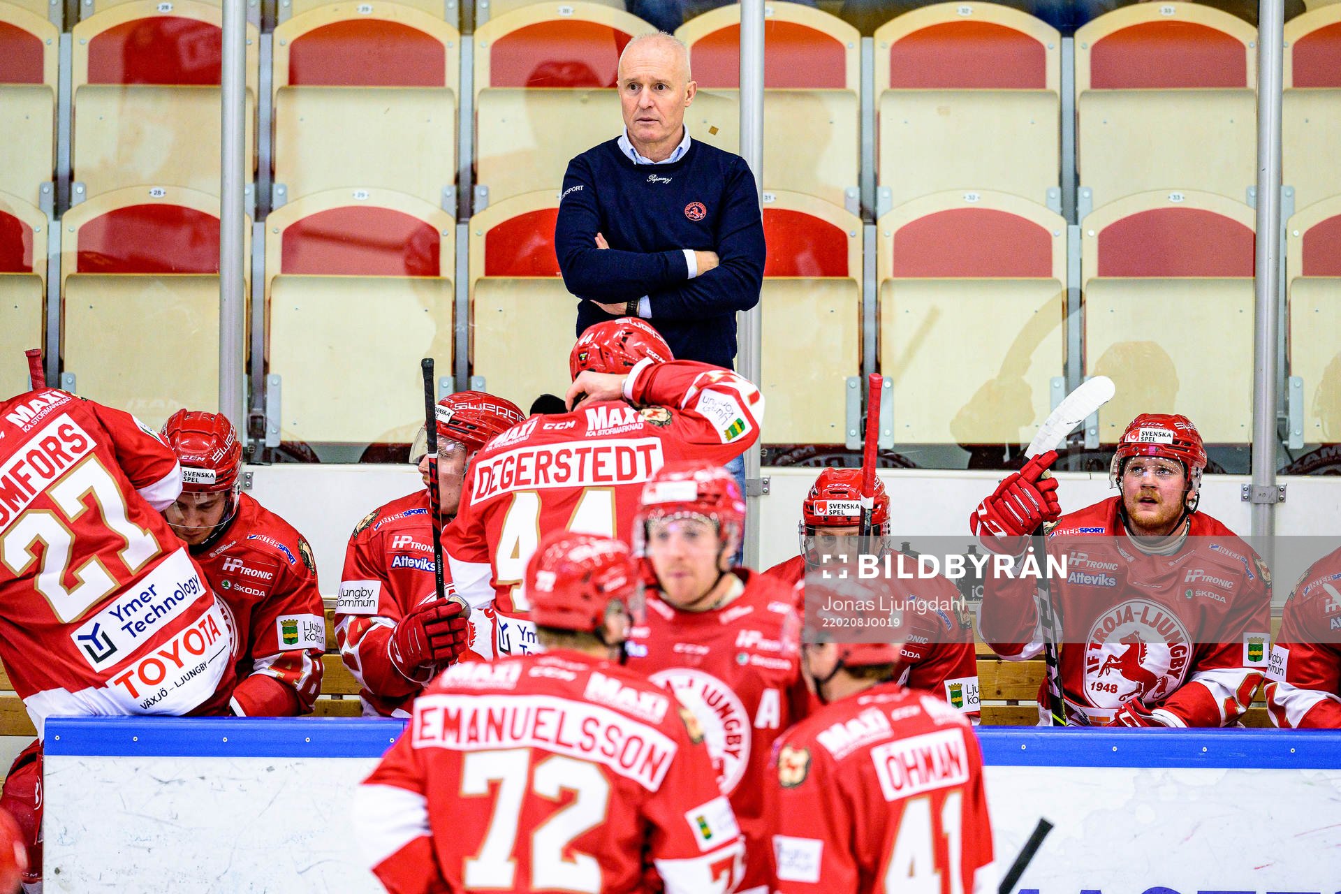 Troja/Ljungbys tränare Roger Forsberg