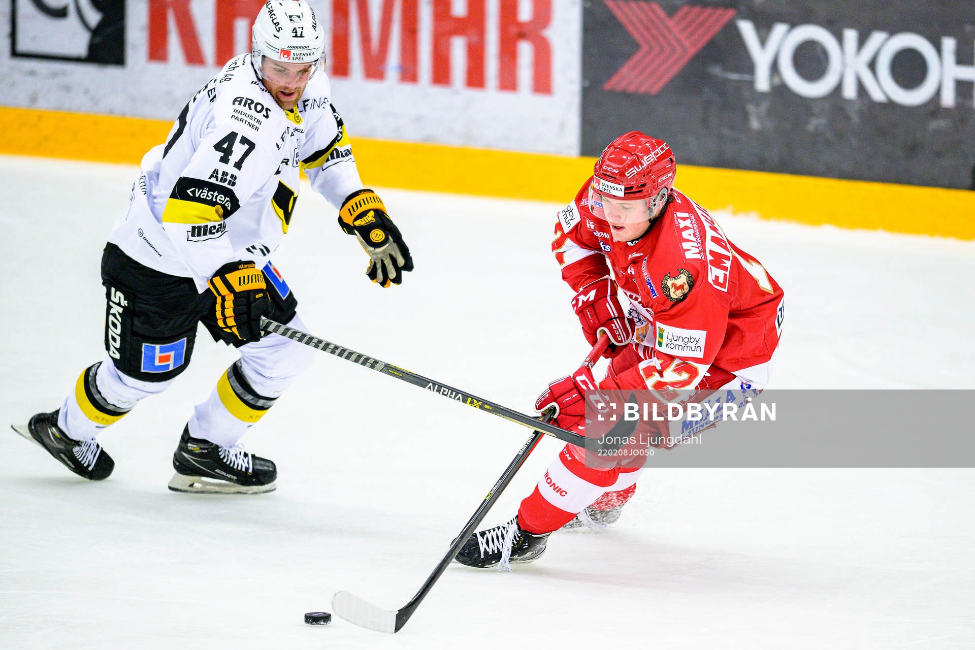 Västerås Logan Roe och Troja/Ljungbys Jesper Emanuelsson